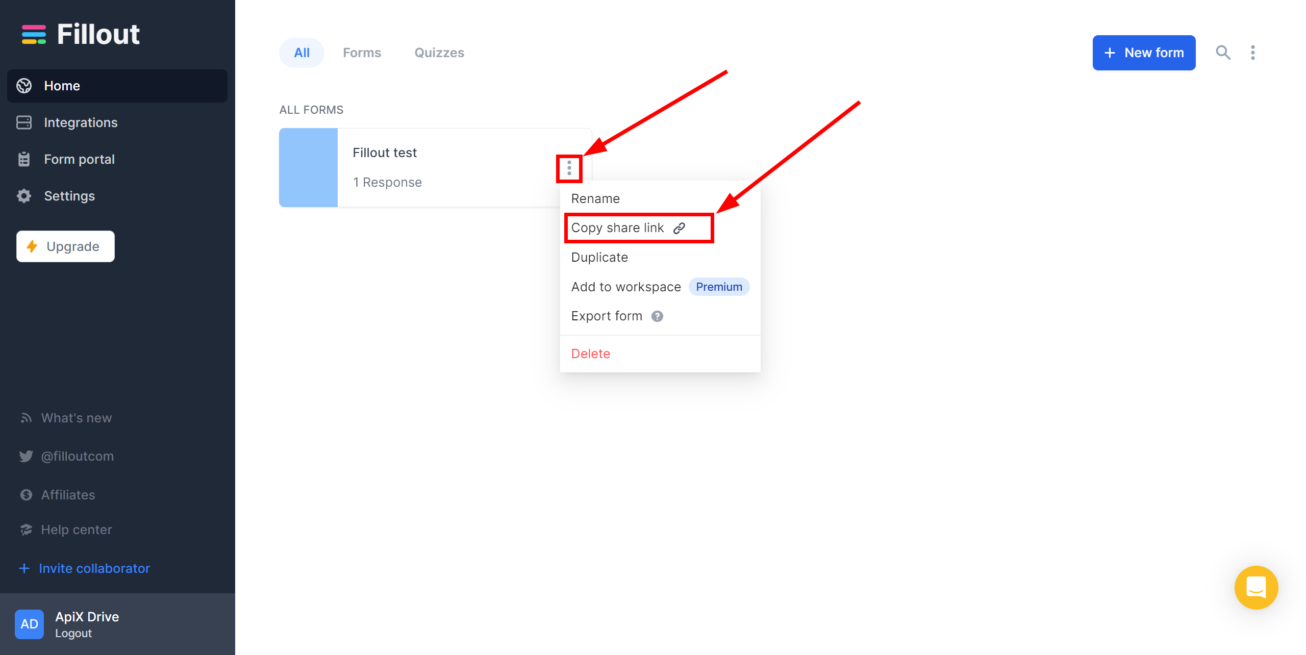 How to Connect Fillout as Data Source | Generating test data from a form How to Connect Fillout as Data Source | Generating test data from a form