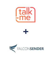 Integration of Talk-me and FalconSender