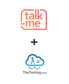Integration of Talk-me and TheTexting