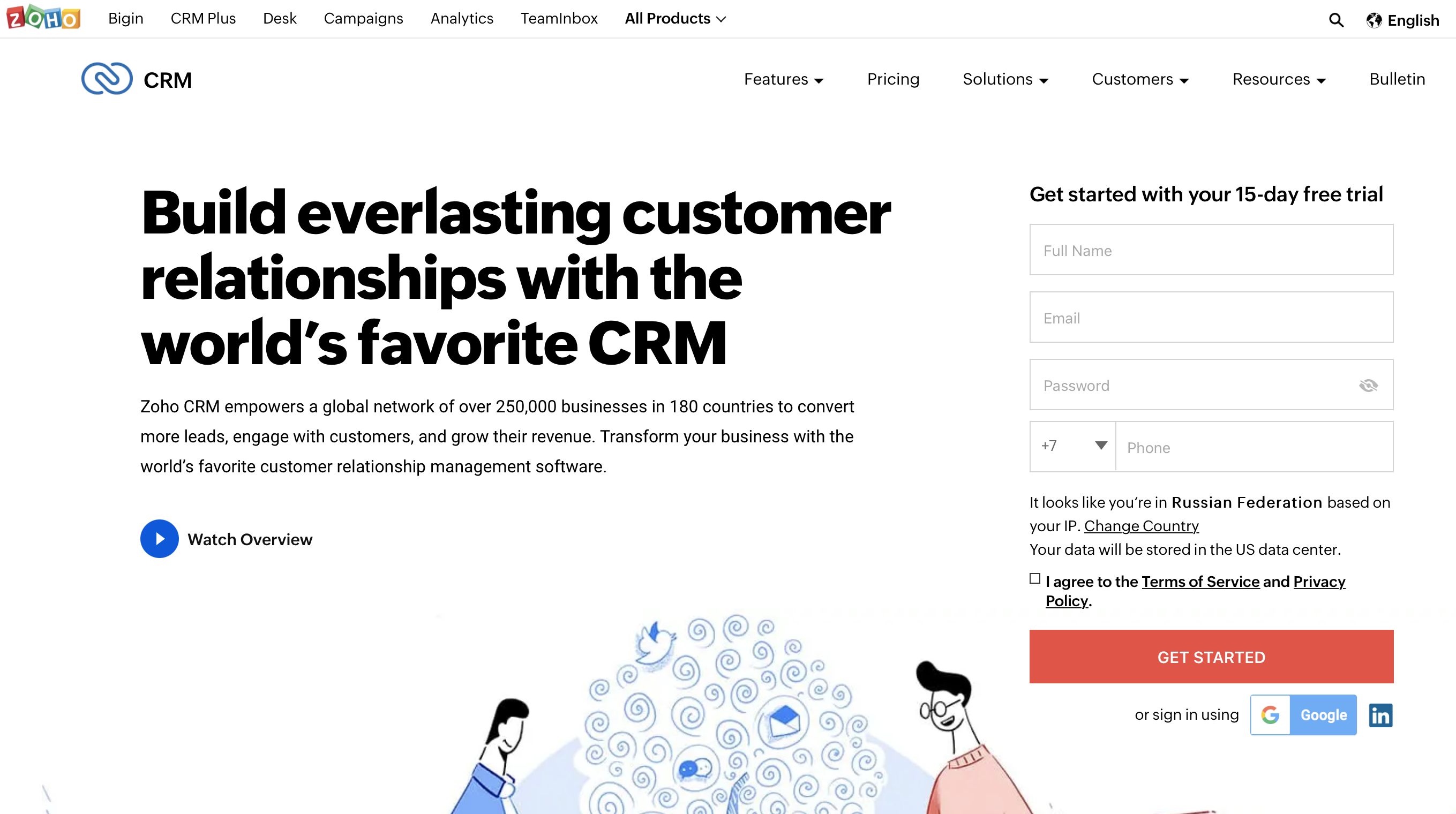 Какие CRM-системы наиболее популярны на европейском и американском рынке | Zoho Какие CRM-системы наиболее популярны на европейском и американском рынке | Zoho
