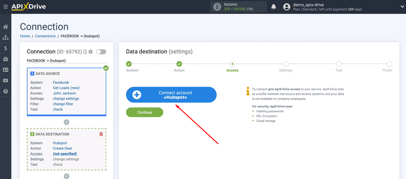 Facebook and Hubspot integration | Connect Hubspot account Facebook and Hubspot integration | Connect Hubspot account
