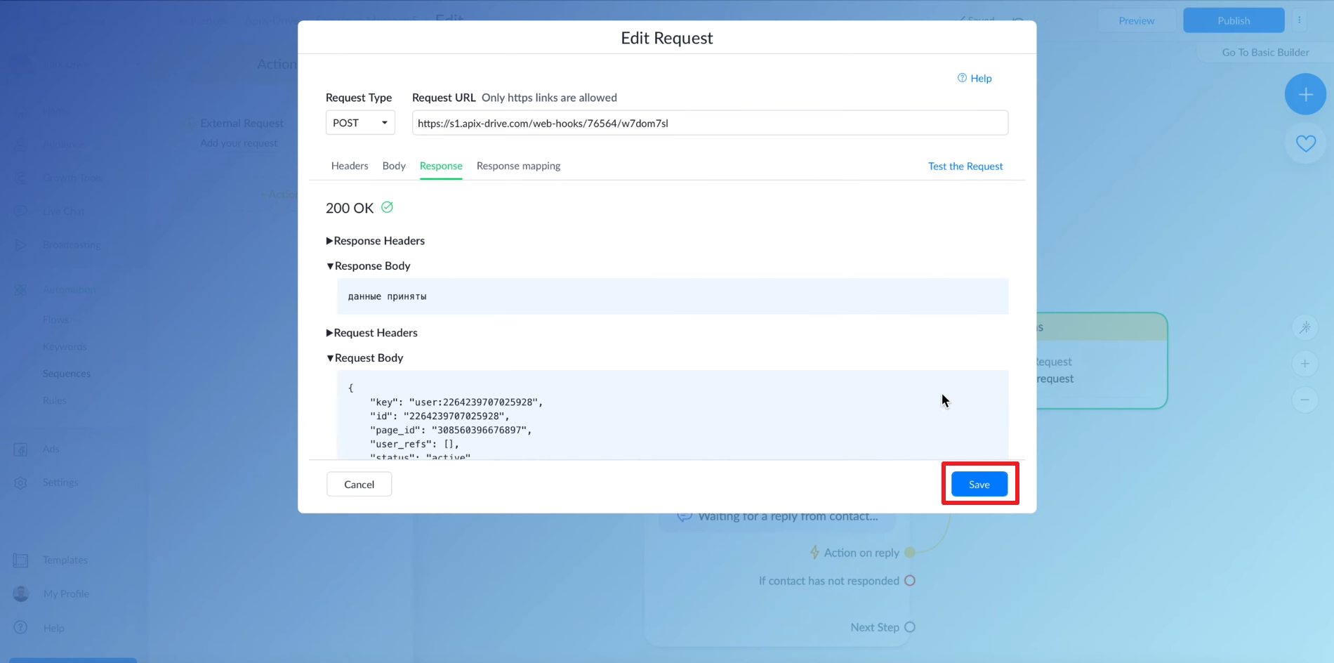 Передача обращений из ManyChat в Google Sheets | Сохраняем изменения Передача обращений из ManyChat в Google Sheets | Сохраняем изменения