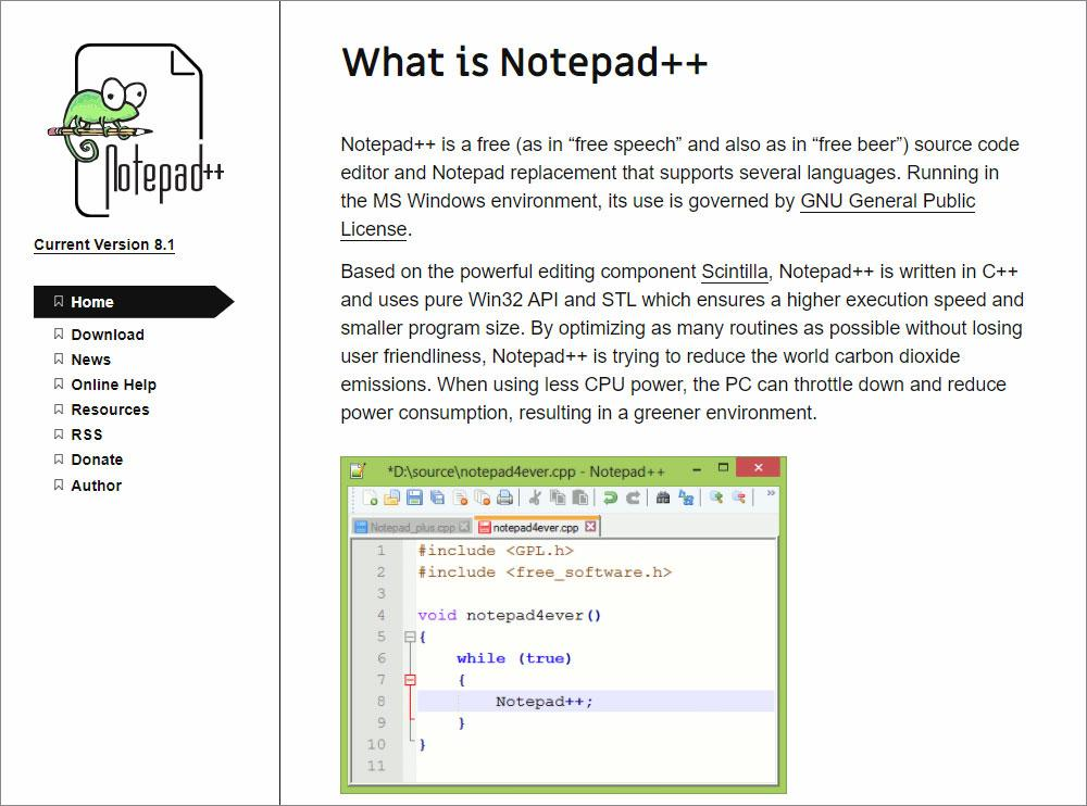 Топ-10 лучших бесплатных программ для разработчика | Notepad++ Топ-10 лучших бесплатных программ для разработчика | Notepad++