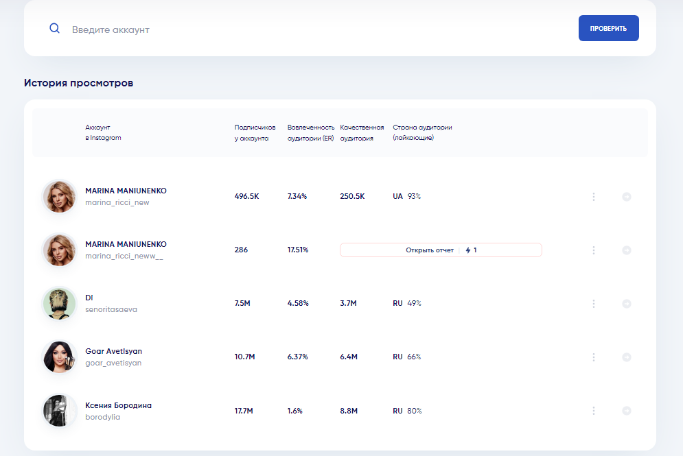 Поиск конкурентов в Инстаграм Поиск конкурентов в Инстаграм