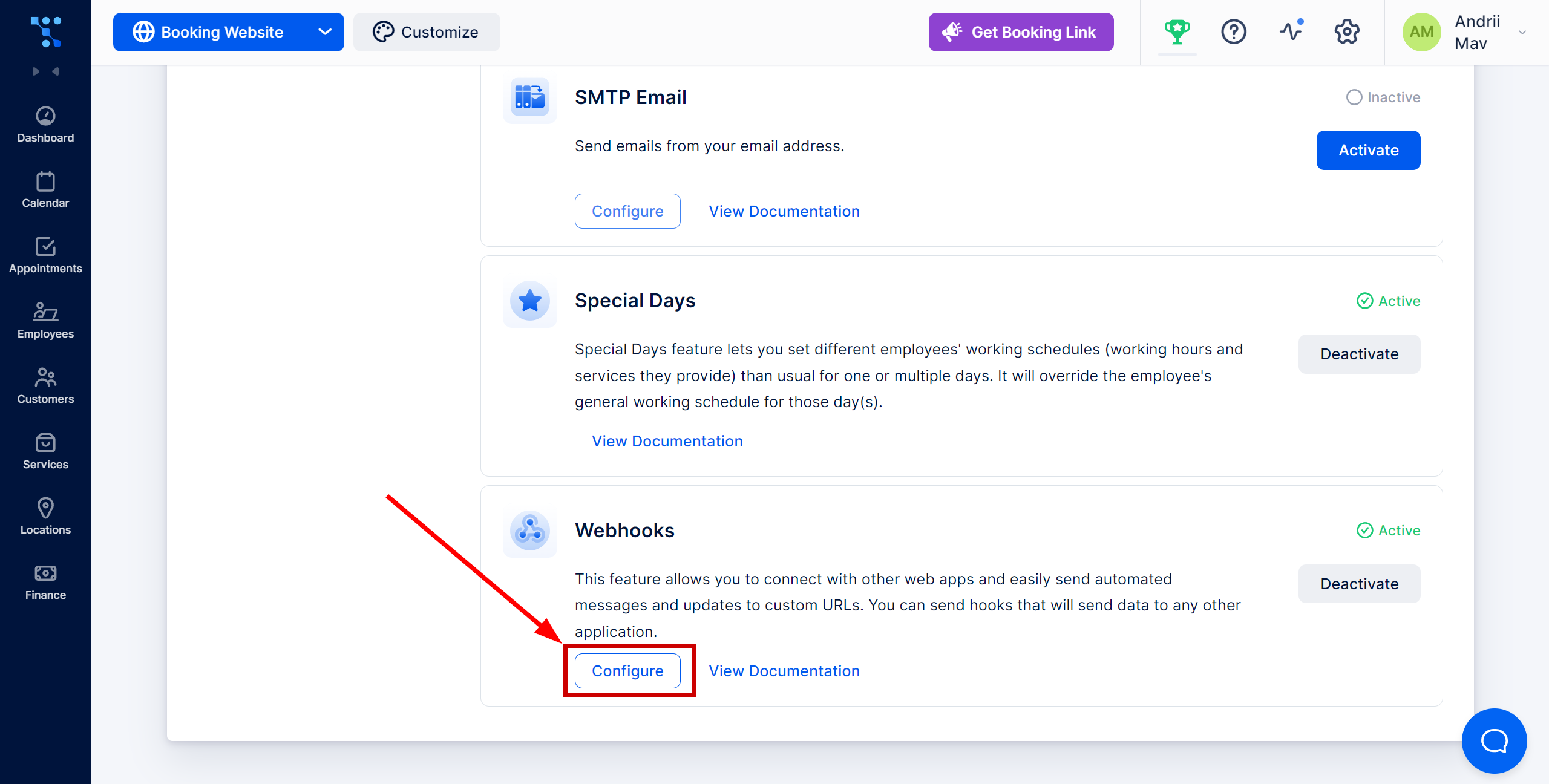 How to Connect Trafft as Data Source  | Go to settings