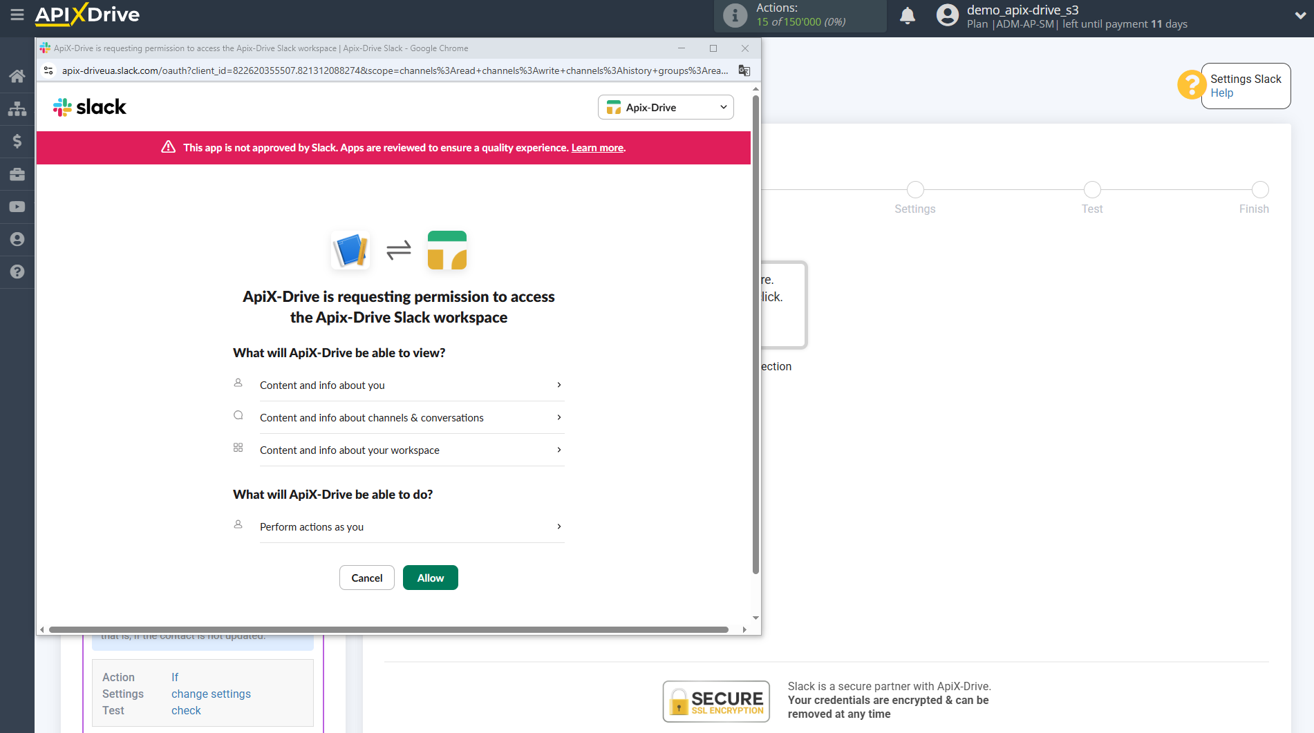 How to setup Messaggio Update Contact / Add Contact | Granting permission