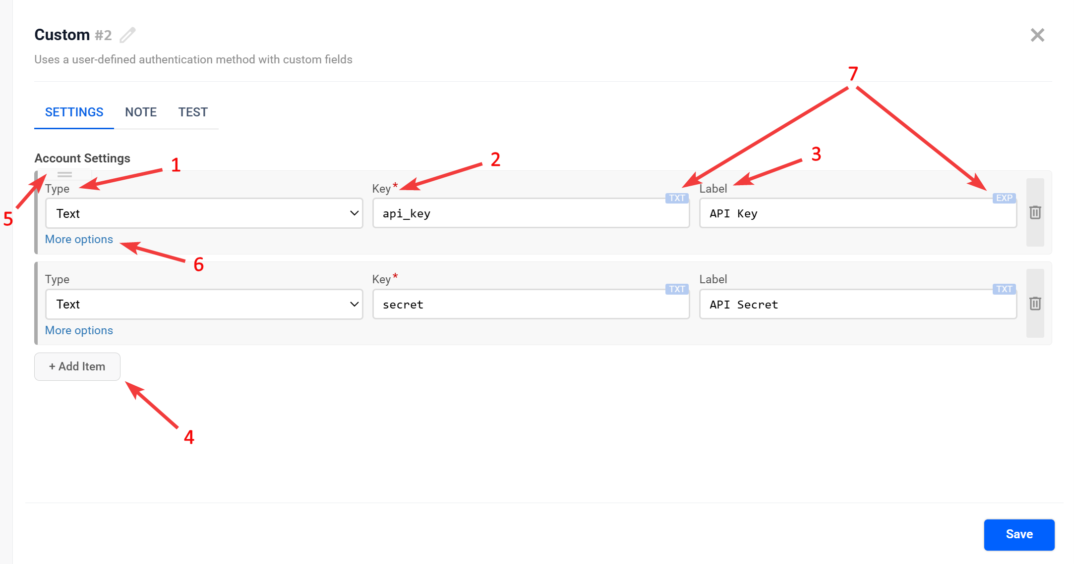 Custom | Налаштування блоку Custom | Налаштування блоку