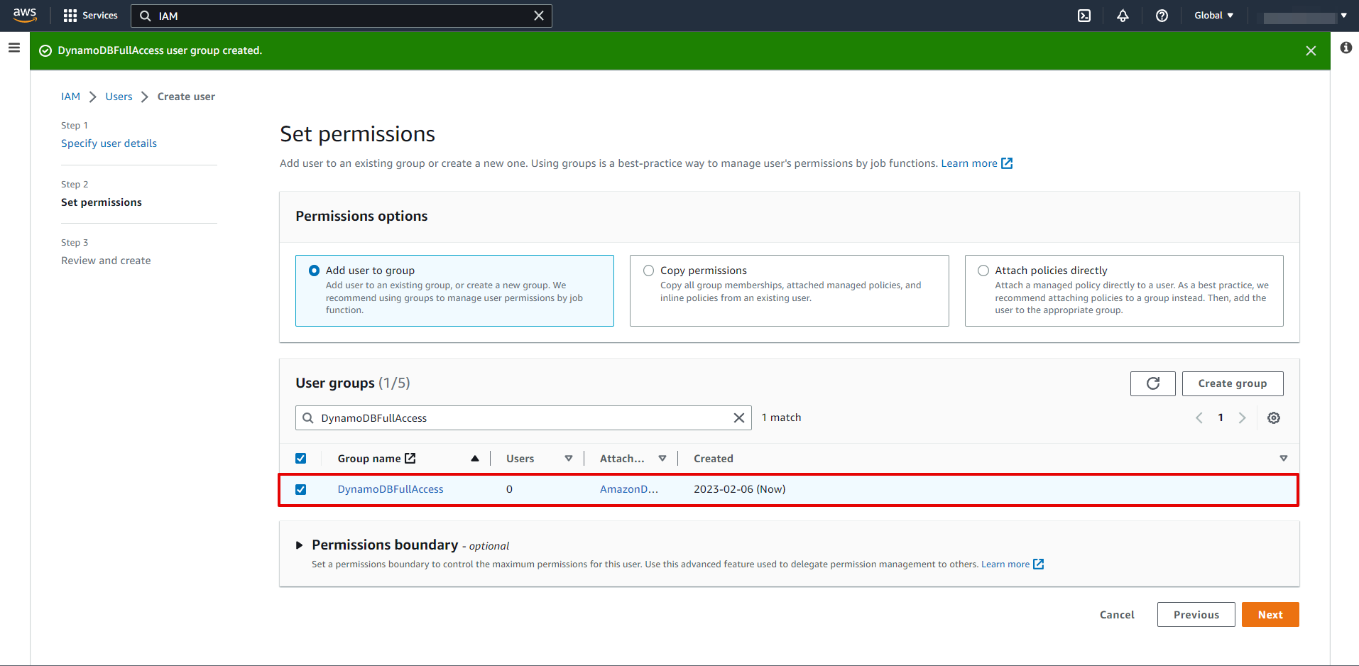 How to Connect Amazon DynamoDB as Data Destination |  Connection setup