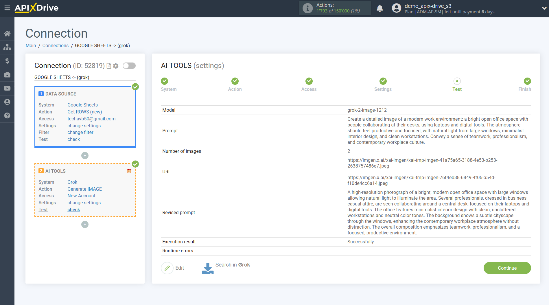 Setting up Grok in Google Sheets | Test Data