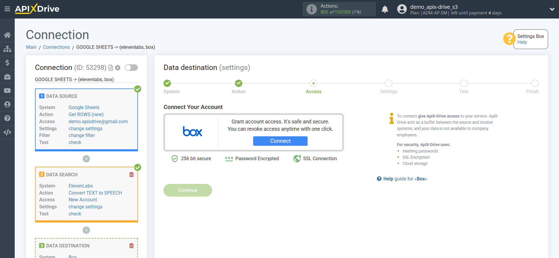 How to Connect Elevenlabs as Data Search | Connect your Box account