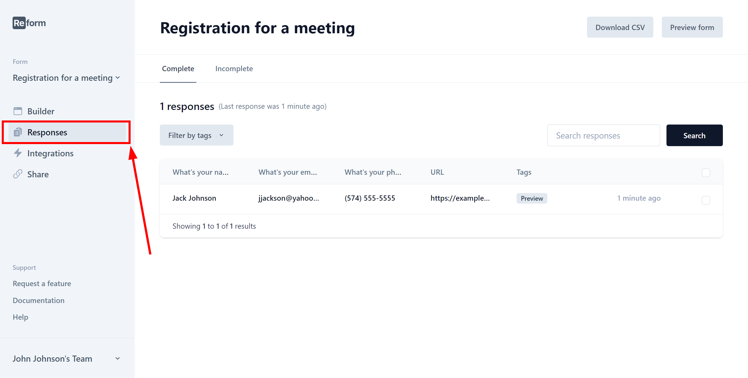 How to Connect Reform as Data Source | Form test data generation