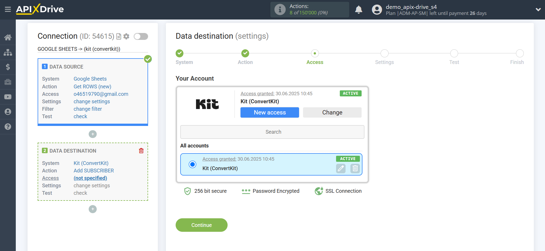 How to Connect Kit (ConvertKit) as Data Destination | Account connection How to Connect Kit (ConvertKit) as Data Destination | Account connection