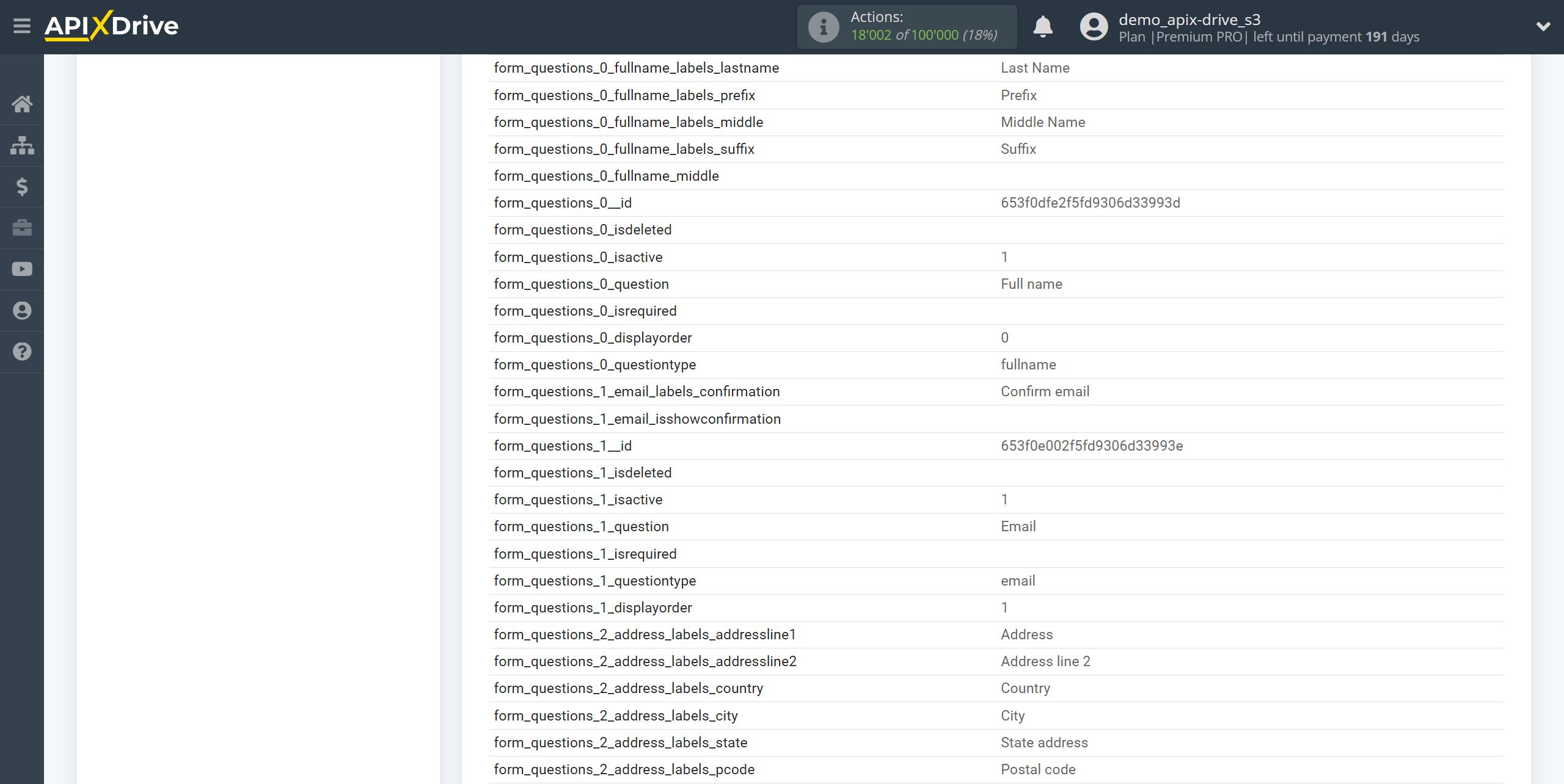 How to Connect forms.app as Data Source | Test data