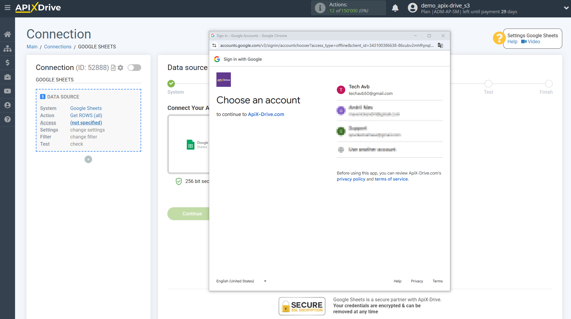 Setting up Gyazo IMAGES Search in Google Sheets| Select a Google account to connect Setting up Gyazo IMAGES Search in Google Sheets| Select a Google account to connect