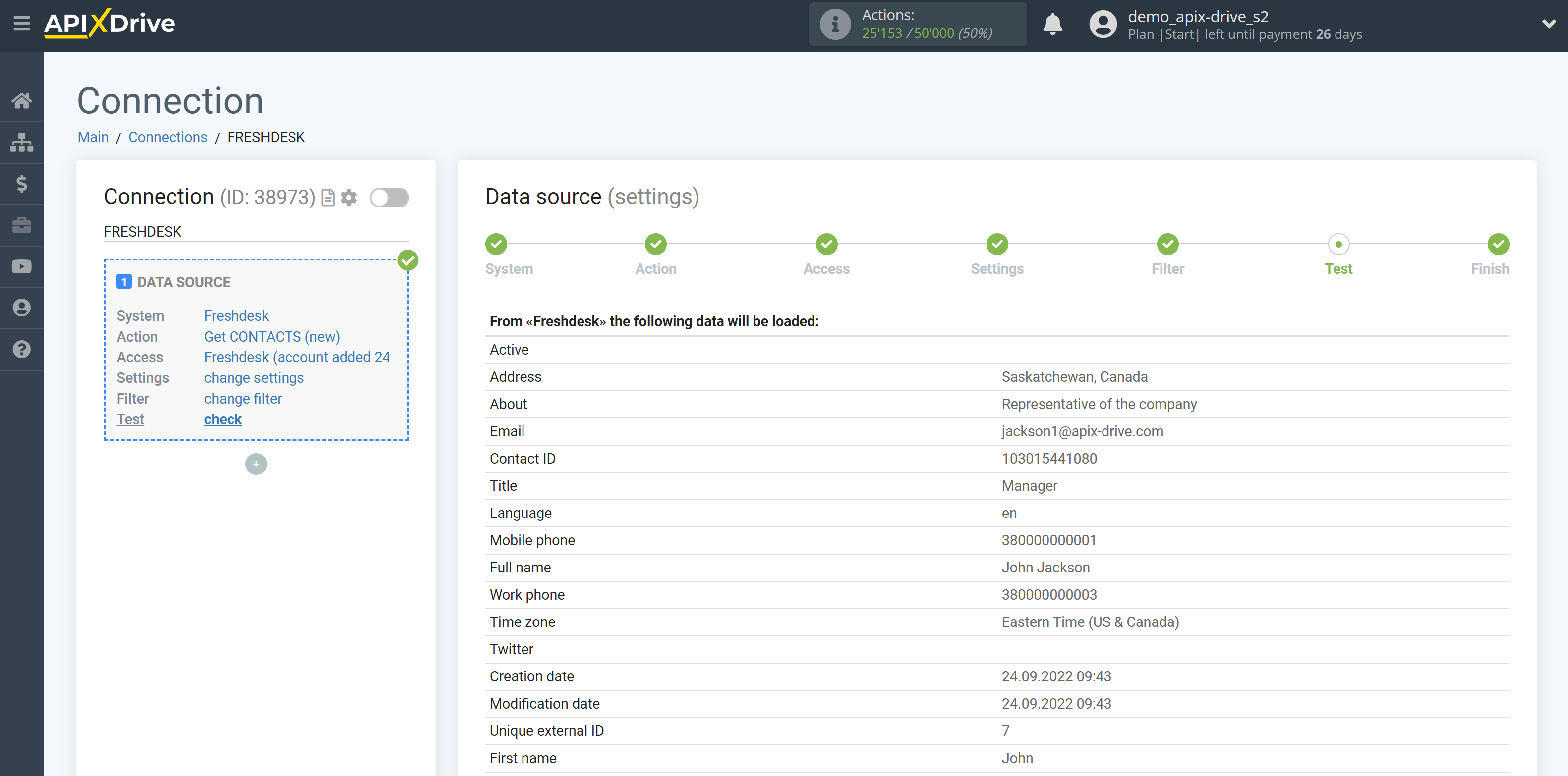 How to Connect Freshdesk as Data Source | Data Test