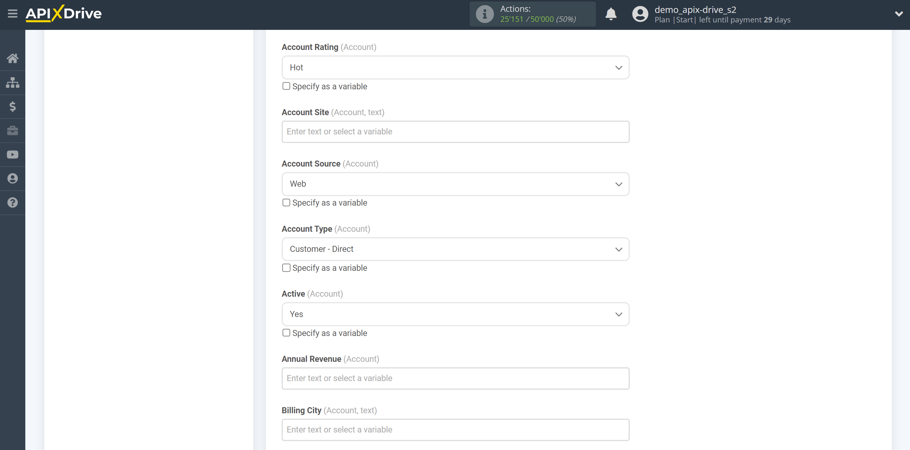 How to Connect Salesforce CRM as Data Destination | Assigning Fields