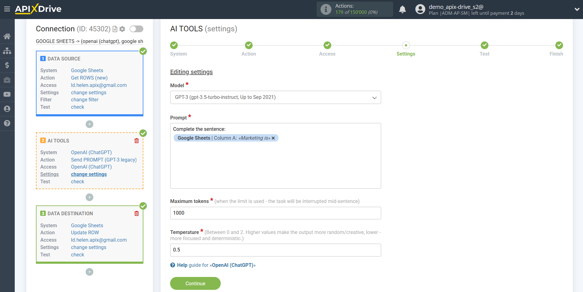 Setting up OpenAI (ChatGPT) in Google Sheets | Assigning fields Setting up OpenAI (ChatGPT) in Google Sheets | Assigning fields