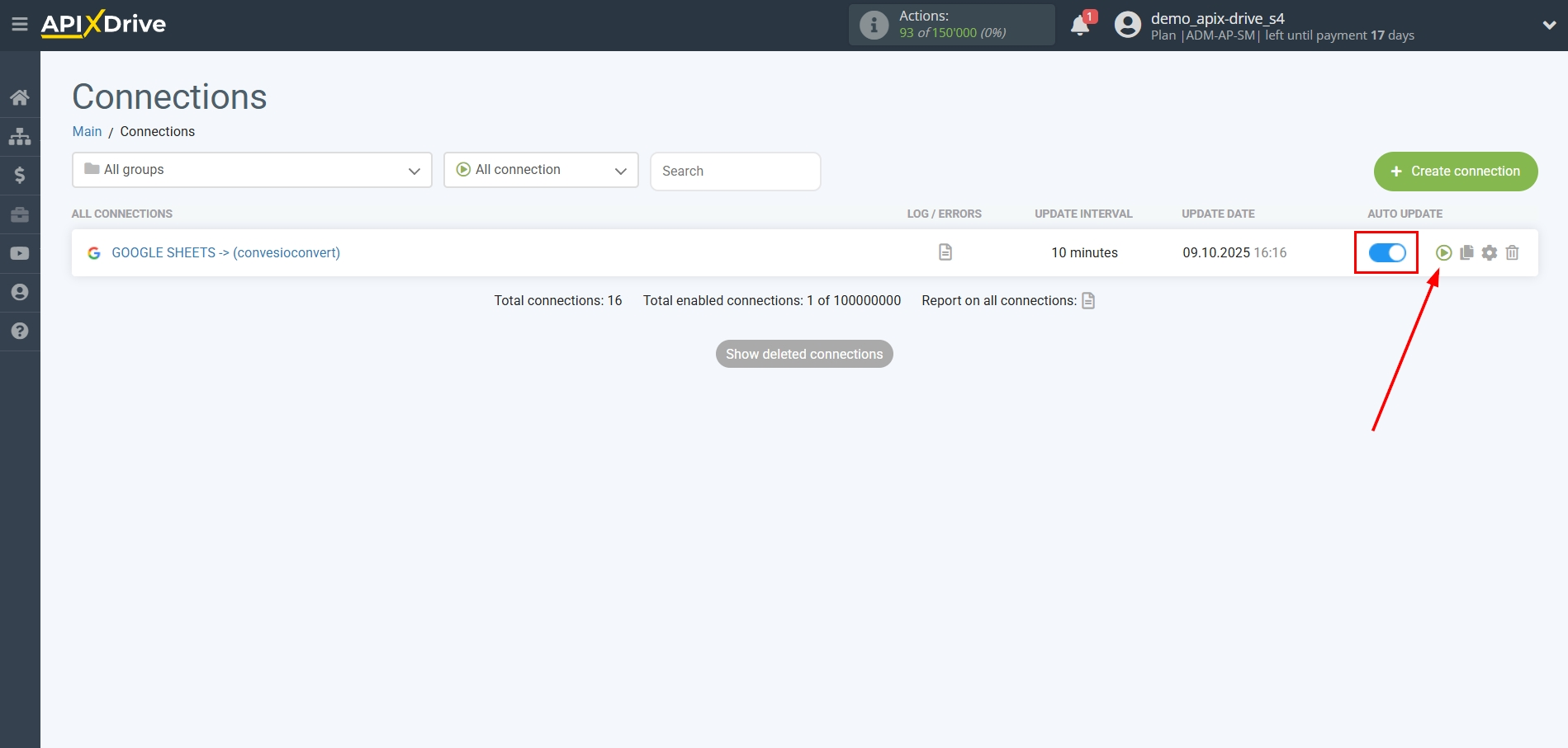 How to Connect ConvesioConvert as Data Destination | Enable auto-update How to Connect ConvesioConvert as Data Destination | Enable auto-update