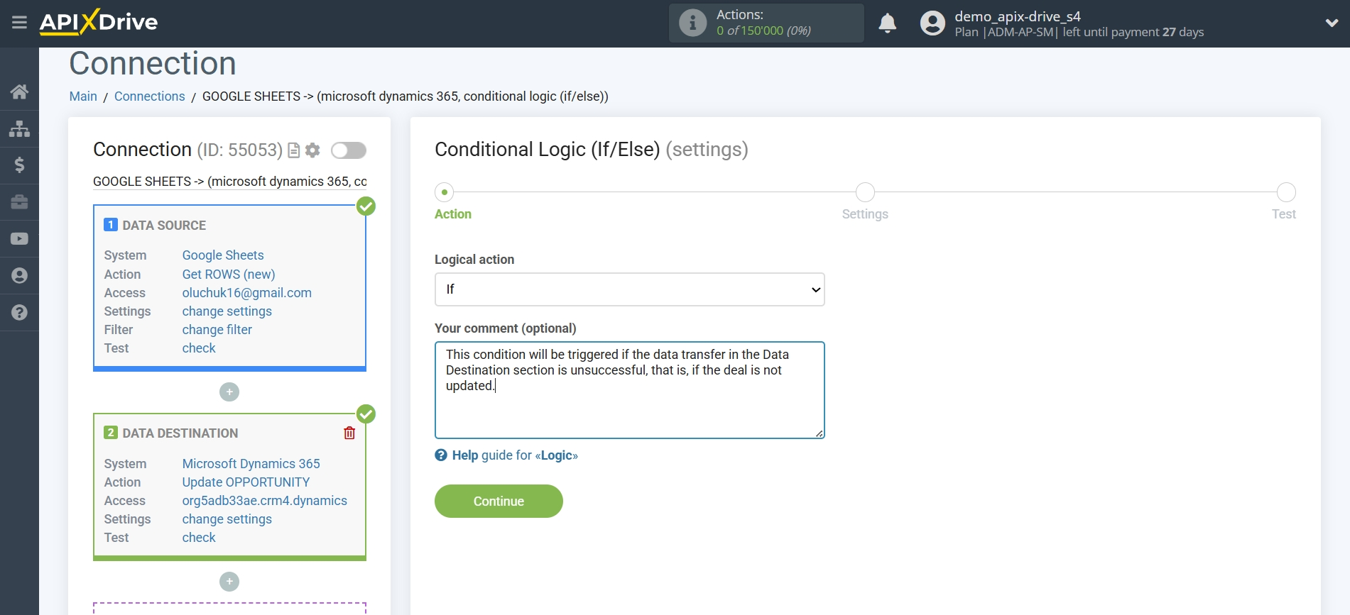 How to setup Microsoft Dynamics 365 Update Opportunity / Create Opportunity | Action selection How to setup Microsoft Dynamics 365 Update Opportunity / Create Opportunity | Action selection