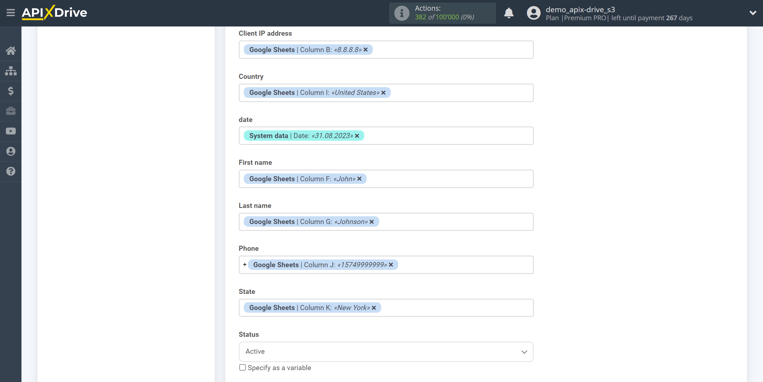 How to Connect Drip as Data Destination | Assigning Fields