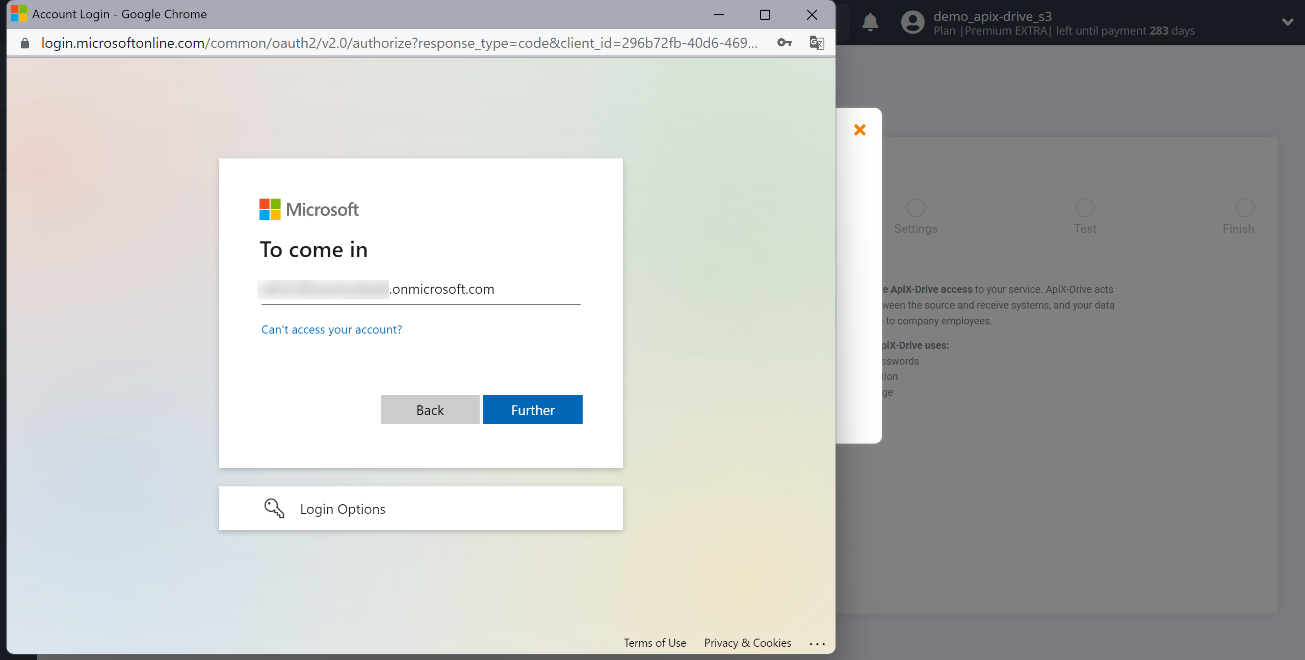 How to Connect Microsoft Dynamics 365 as Data Destination | Account conection