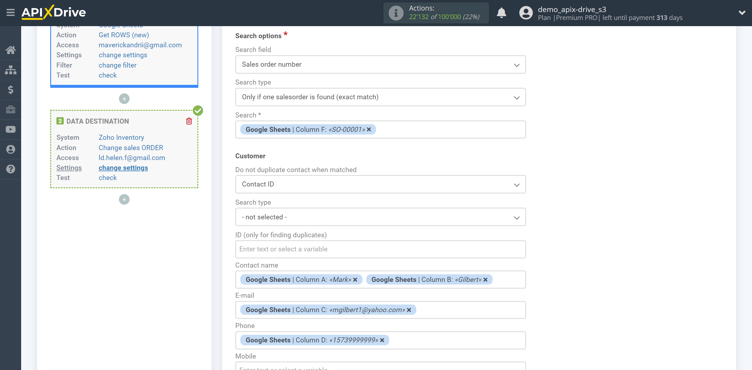 How to setup Zoho Inventory Change sales Order / Create sales Order | Assigning Fields