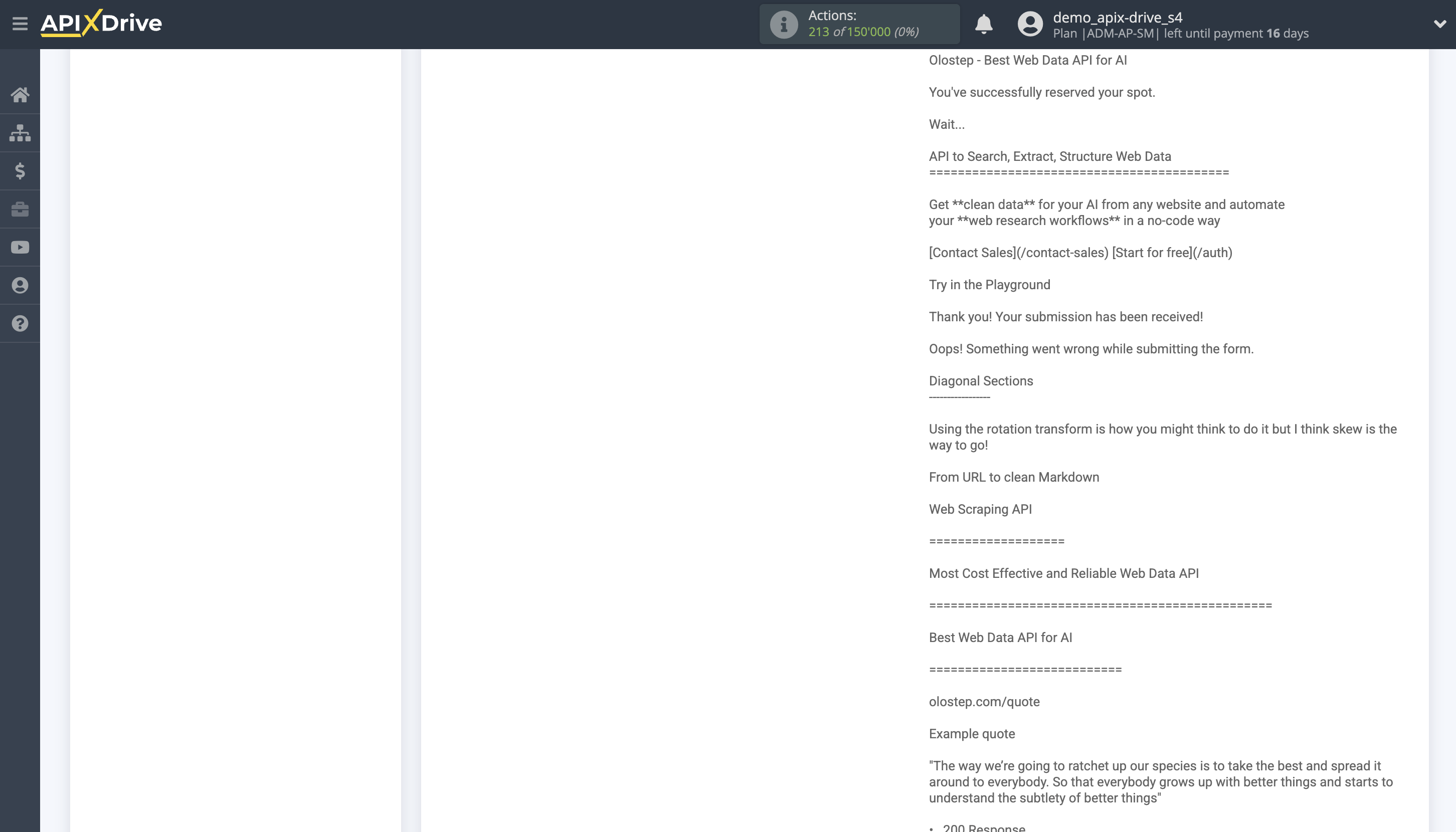 Setting up an Olostep Item Search in Google Sheets | Test data Setting up an Olostep Item Search in Google Sheets | Test data