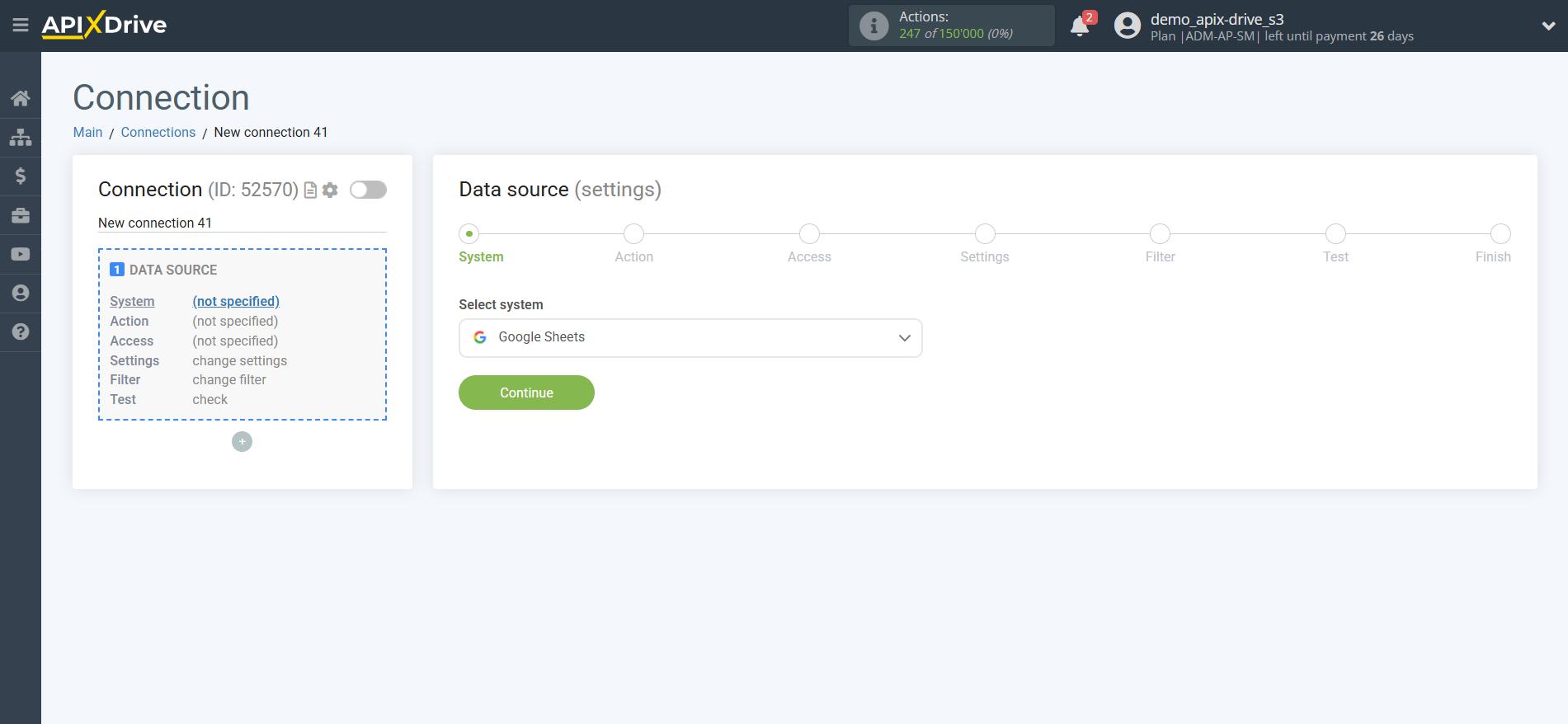 How to Connect Platformly as Data Search | System selection How to Connect Platformly as Data Search | System selection