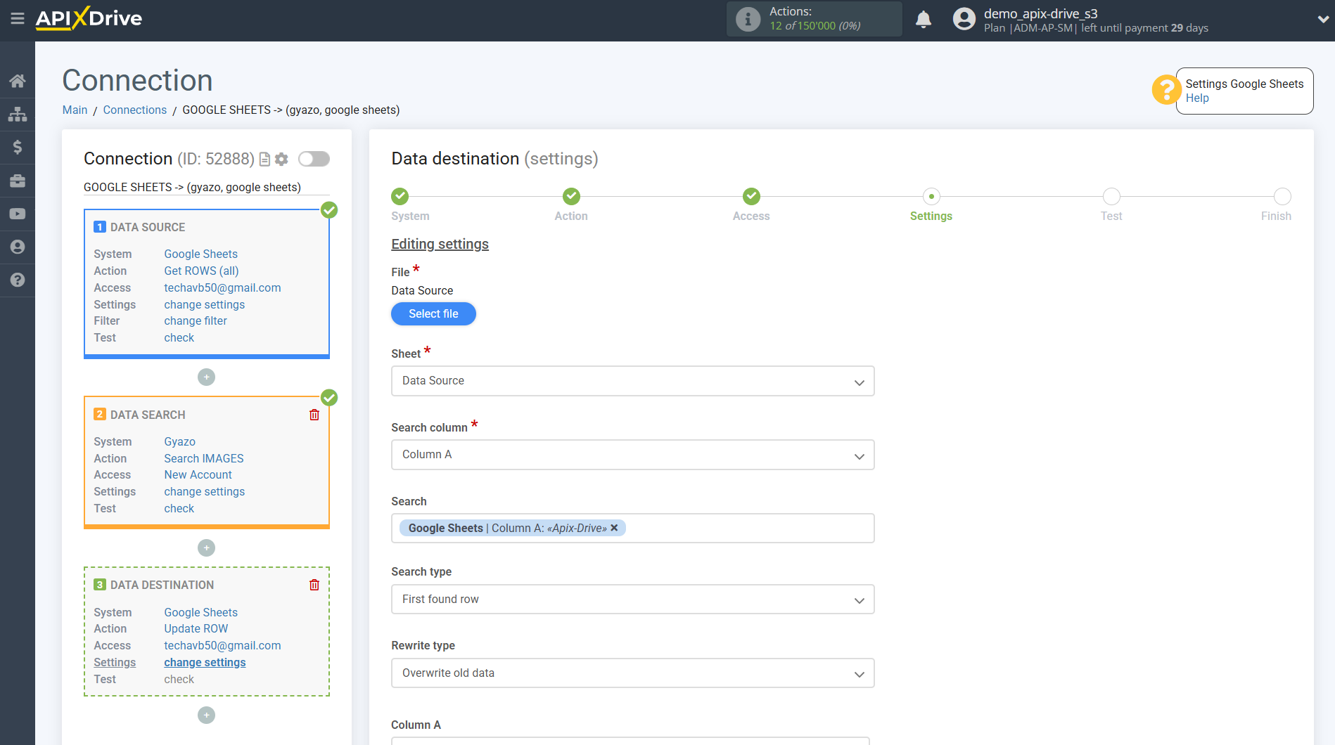 Setting up Gyazo IMAGES Search in Google Sheets | Assigning fields Setting up Gyazo IMAGES Search in Google Sheets | Assigning fields