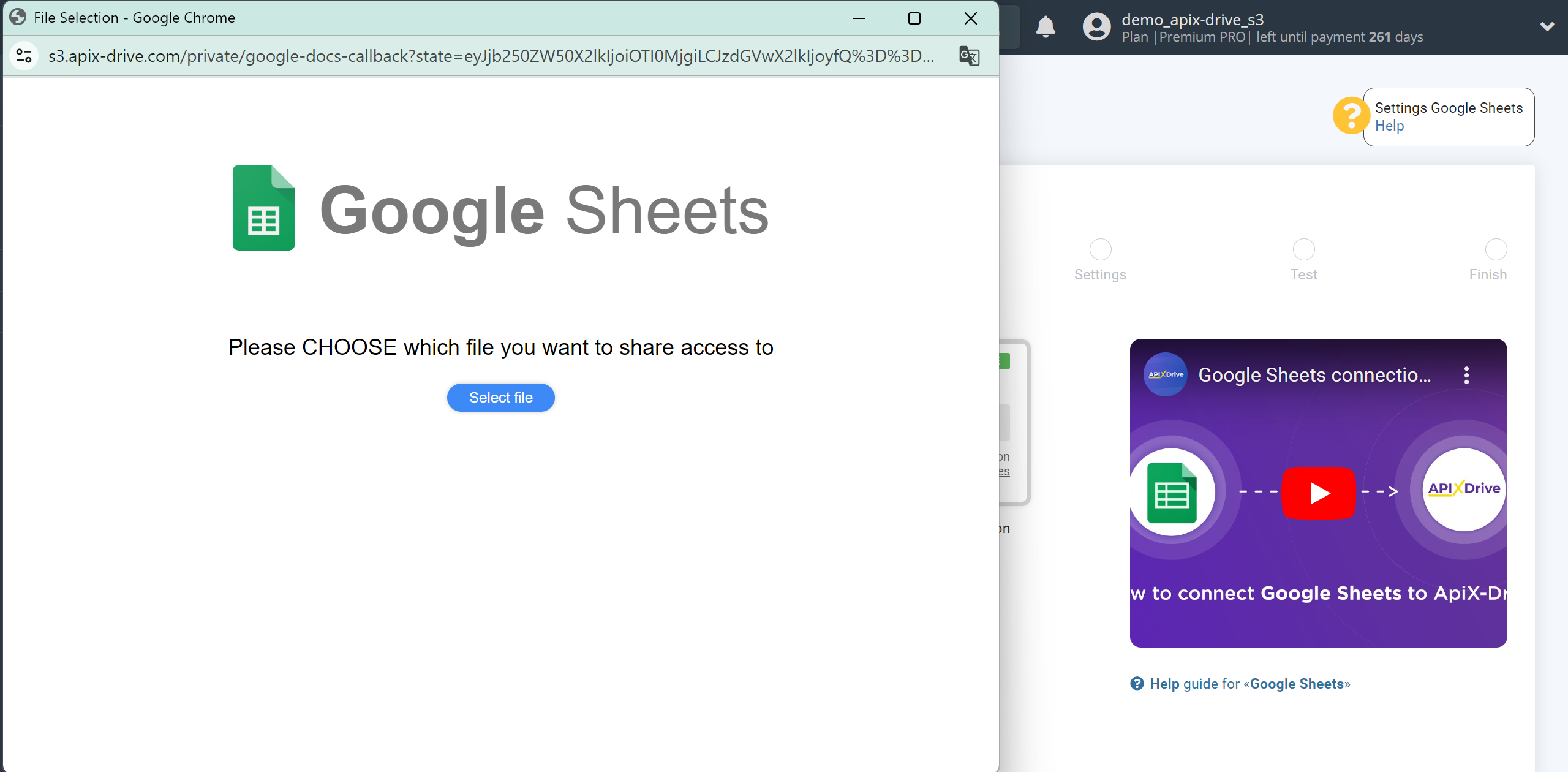 How to setup Google Sheets Update Row / Add Row | Table selection