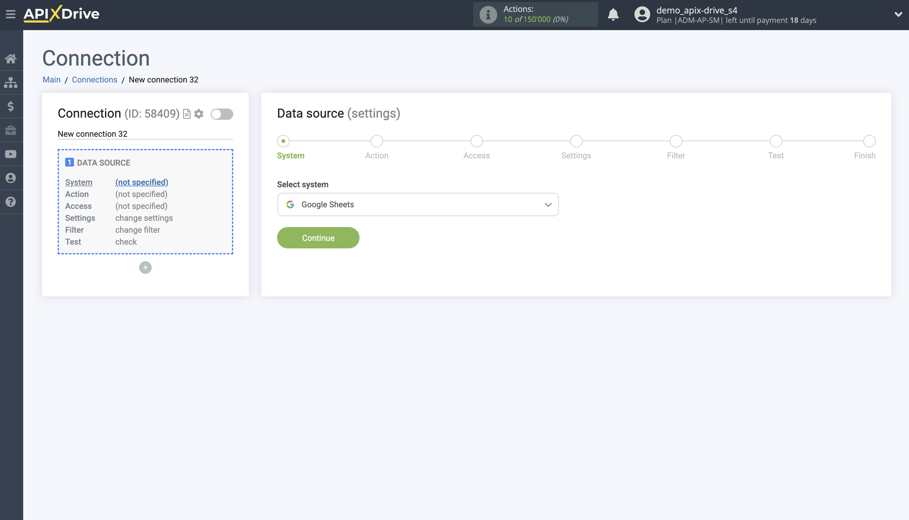 Telegram File Upload Settings to Dropbox | System selection