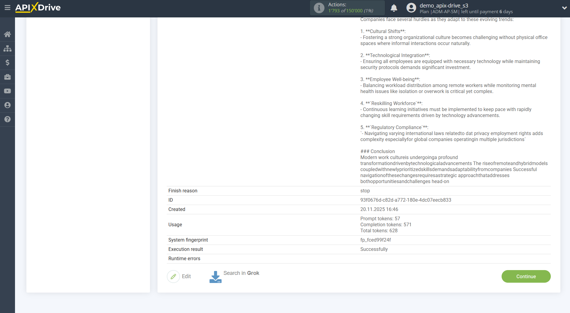 Setting up Grok in Google Sheets | Test Data