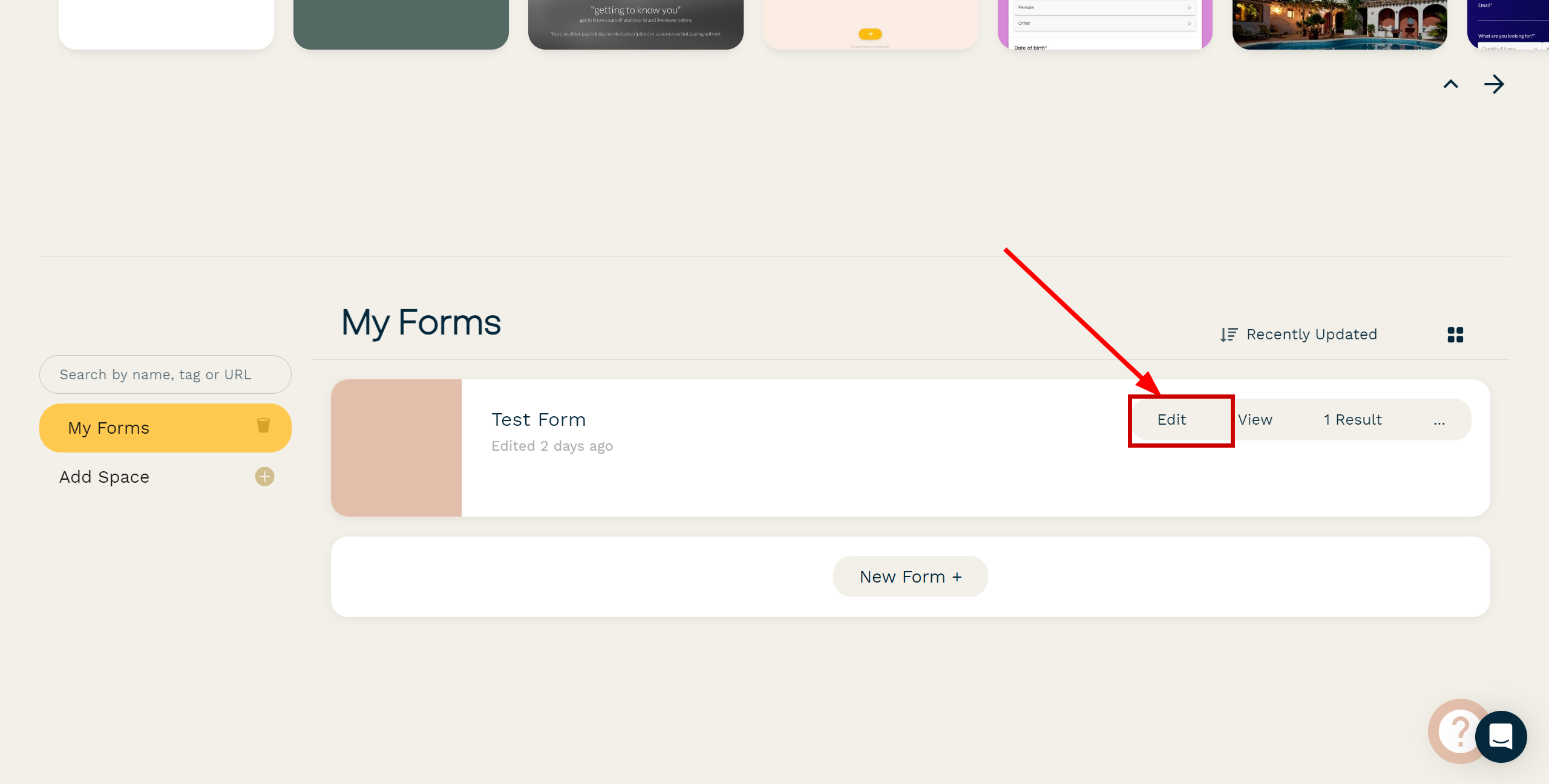 How to Connect Paperform as Data Source | Form selection
