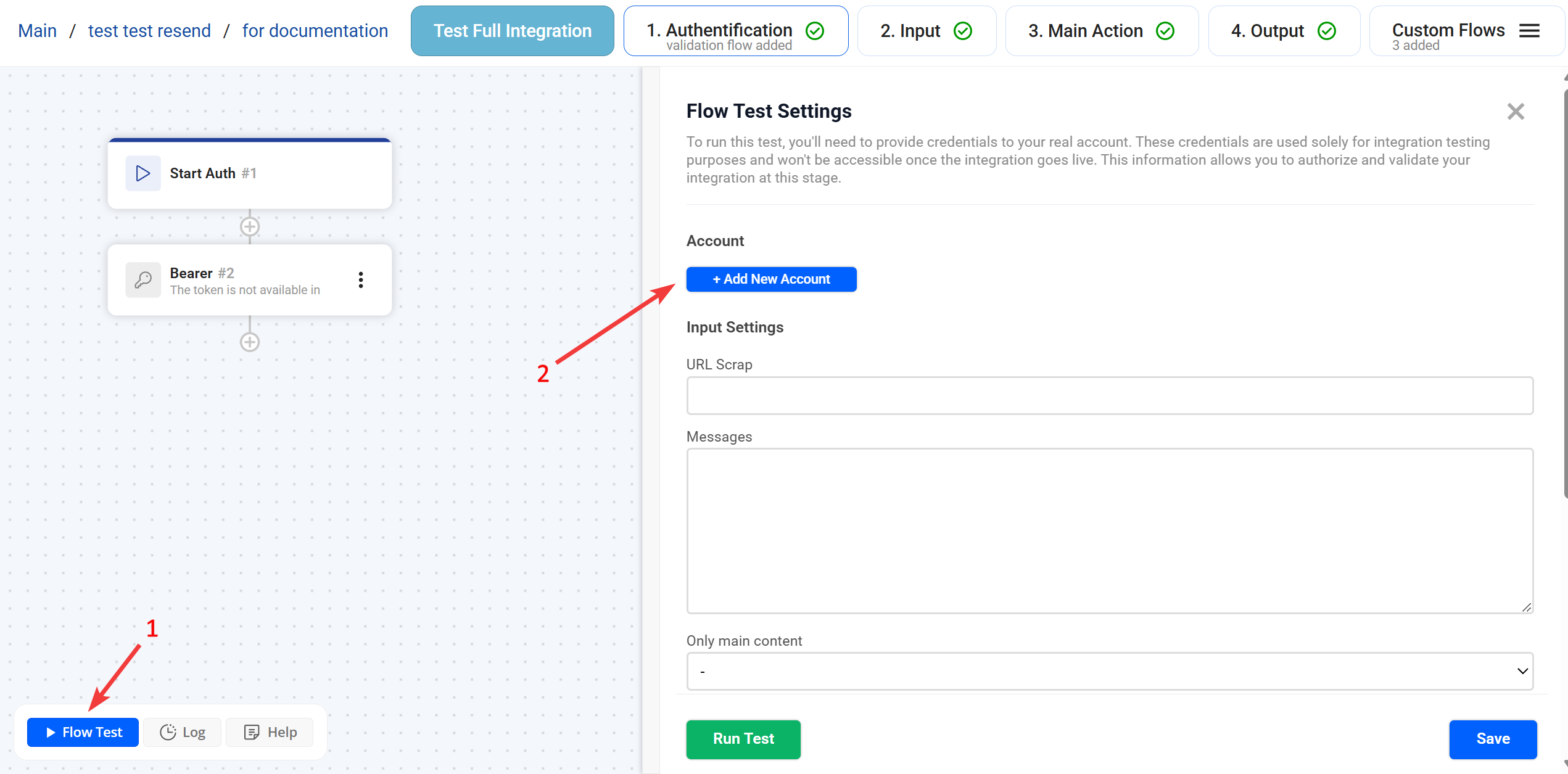 Bearer | Підключення акаунту Bearer | Підключення акаунту