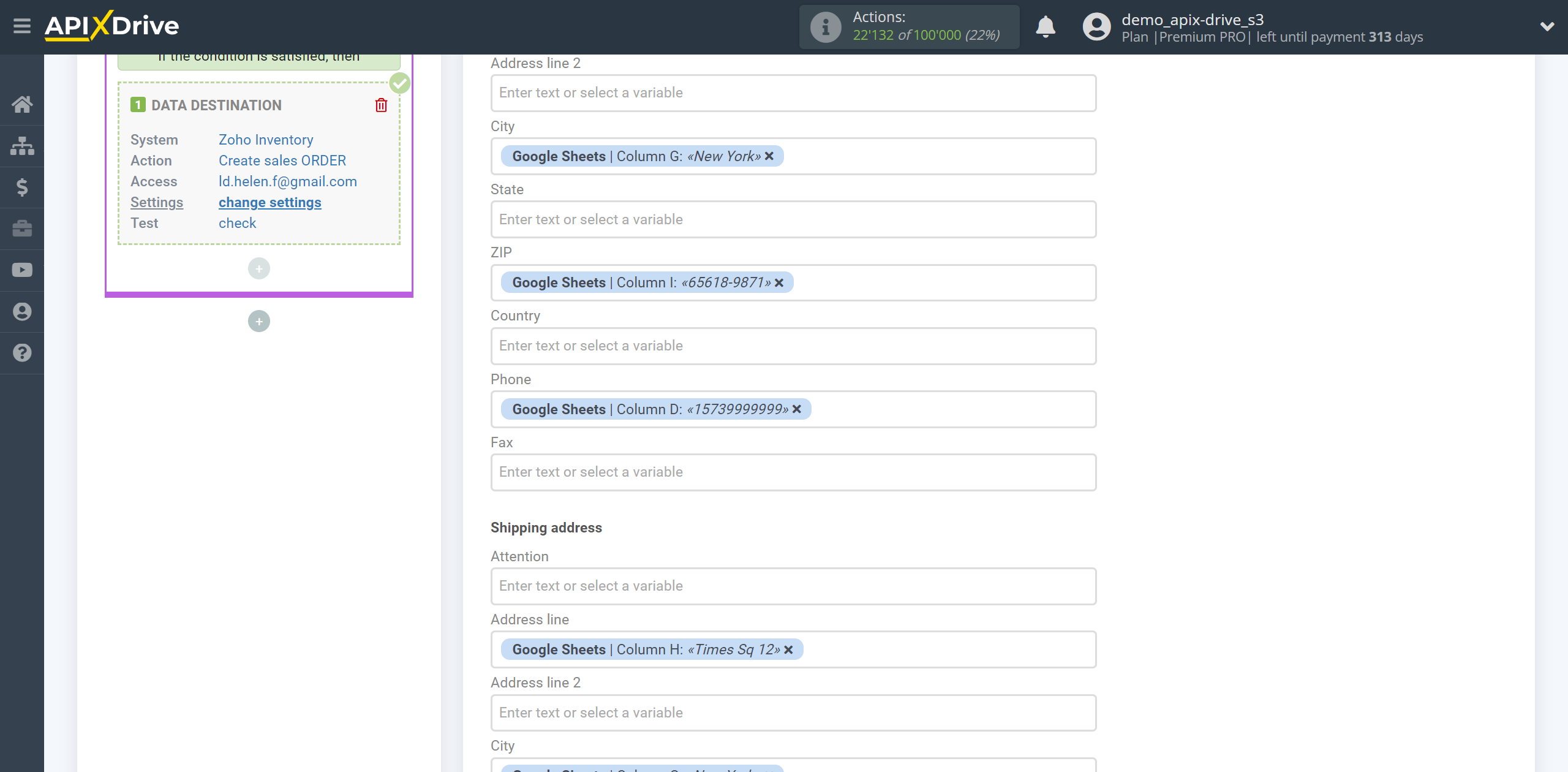 How to setup Zoho Inventory Change sales Order / Create sales Order | Assigning Fields