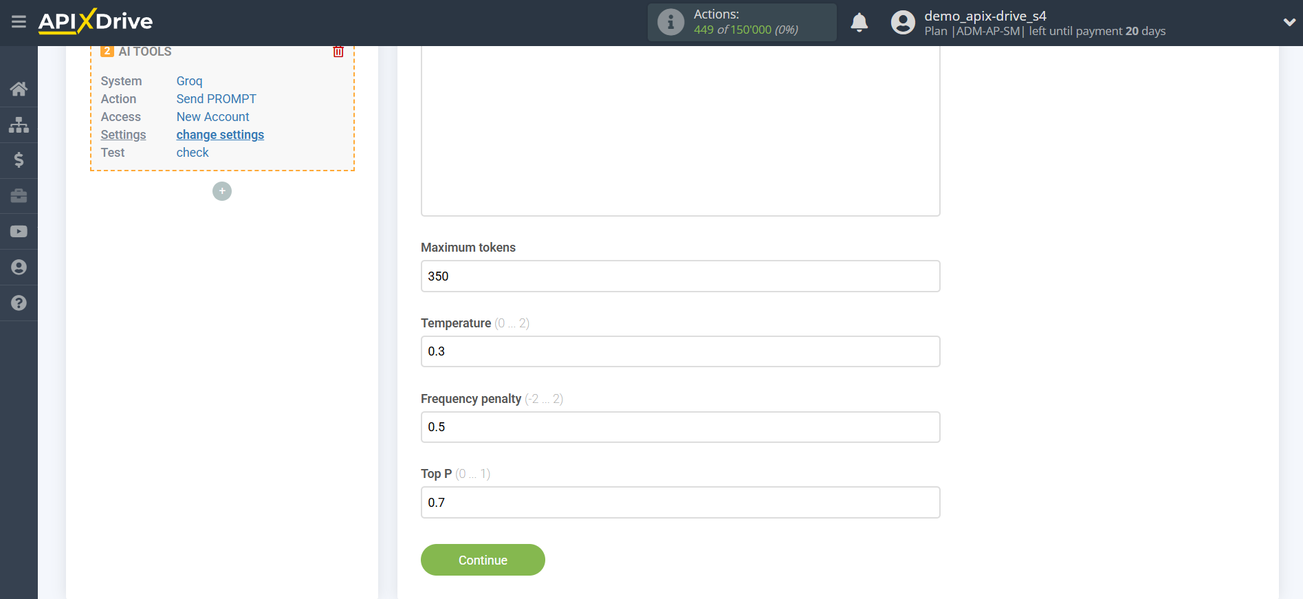 Setting up Groq in Google Sheets | Assigning fields