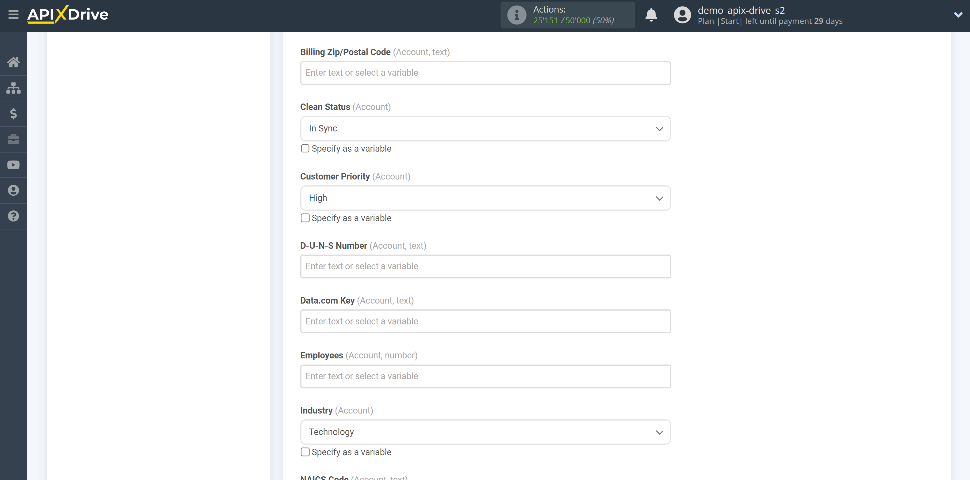 How to Connect Salesforce CRM as Data Destination | Assigning Fields