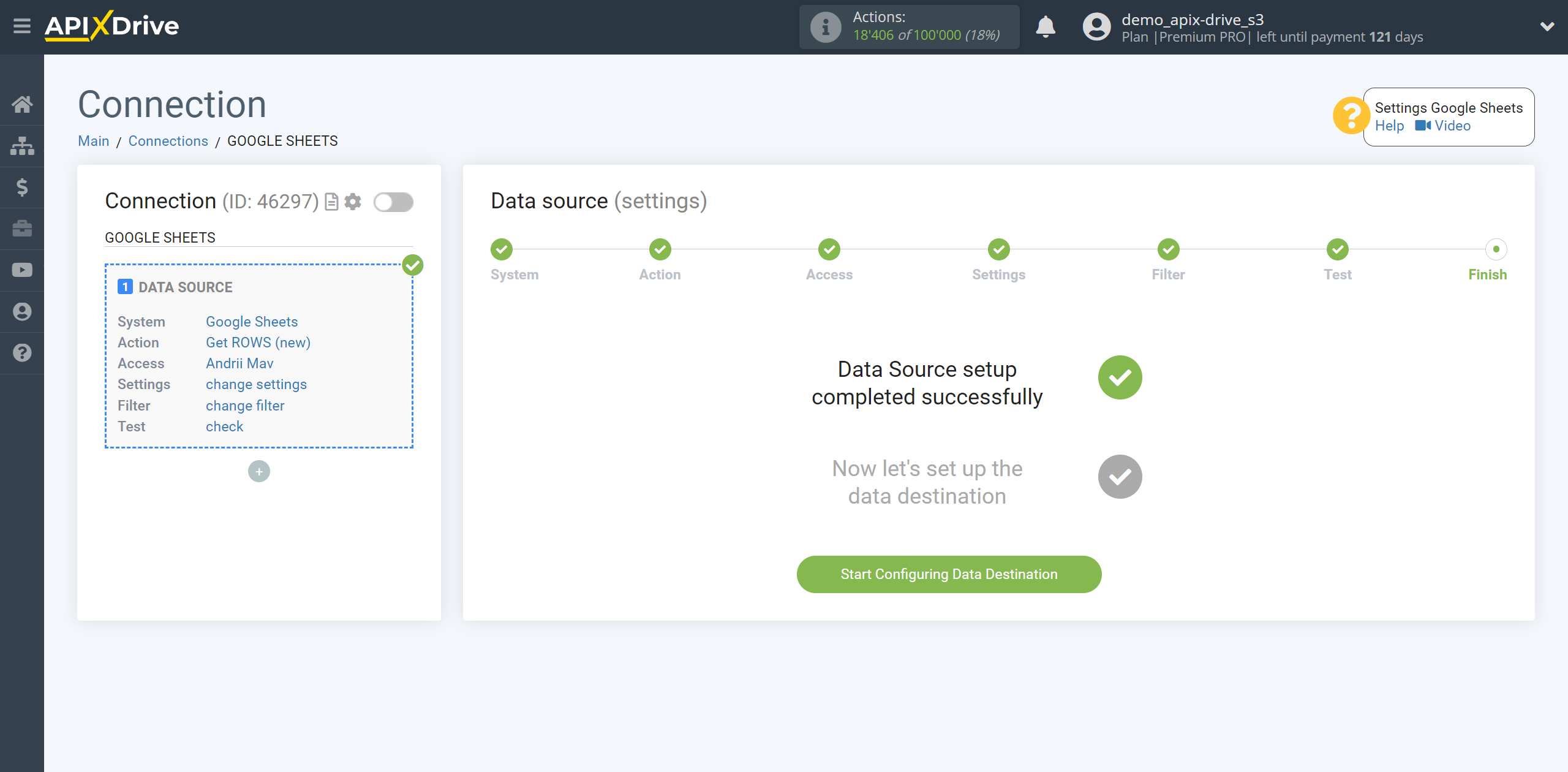 How to Connect PeopleForce as Data Destination | Go to setup the Data Destination