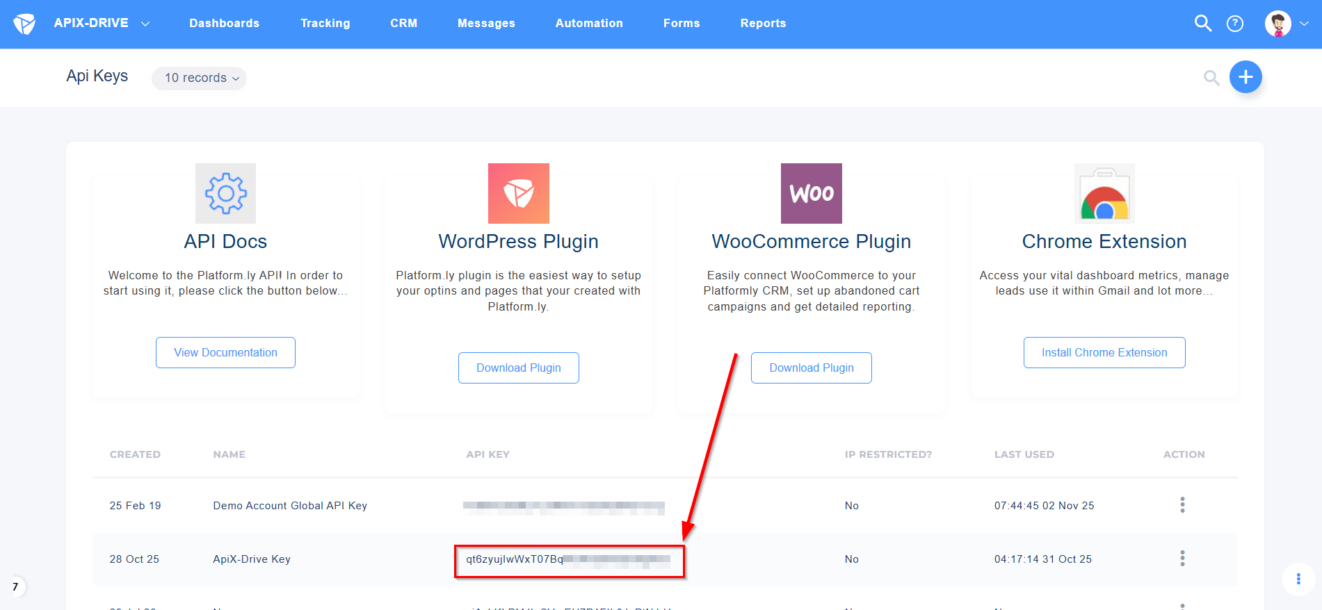 How to Connect Platformly as Data Destination | Account connection