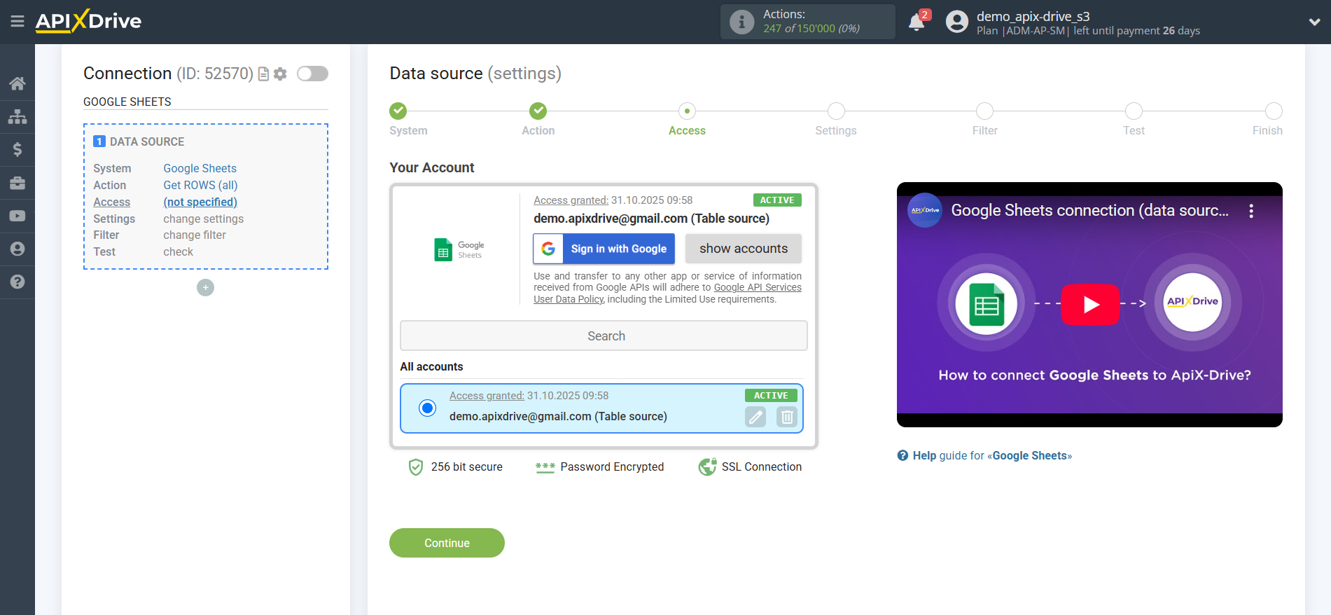 How to Connect Platformly as Data Search | Account selection How to Connect Platformly as Data Search | Account selection