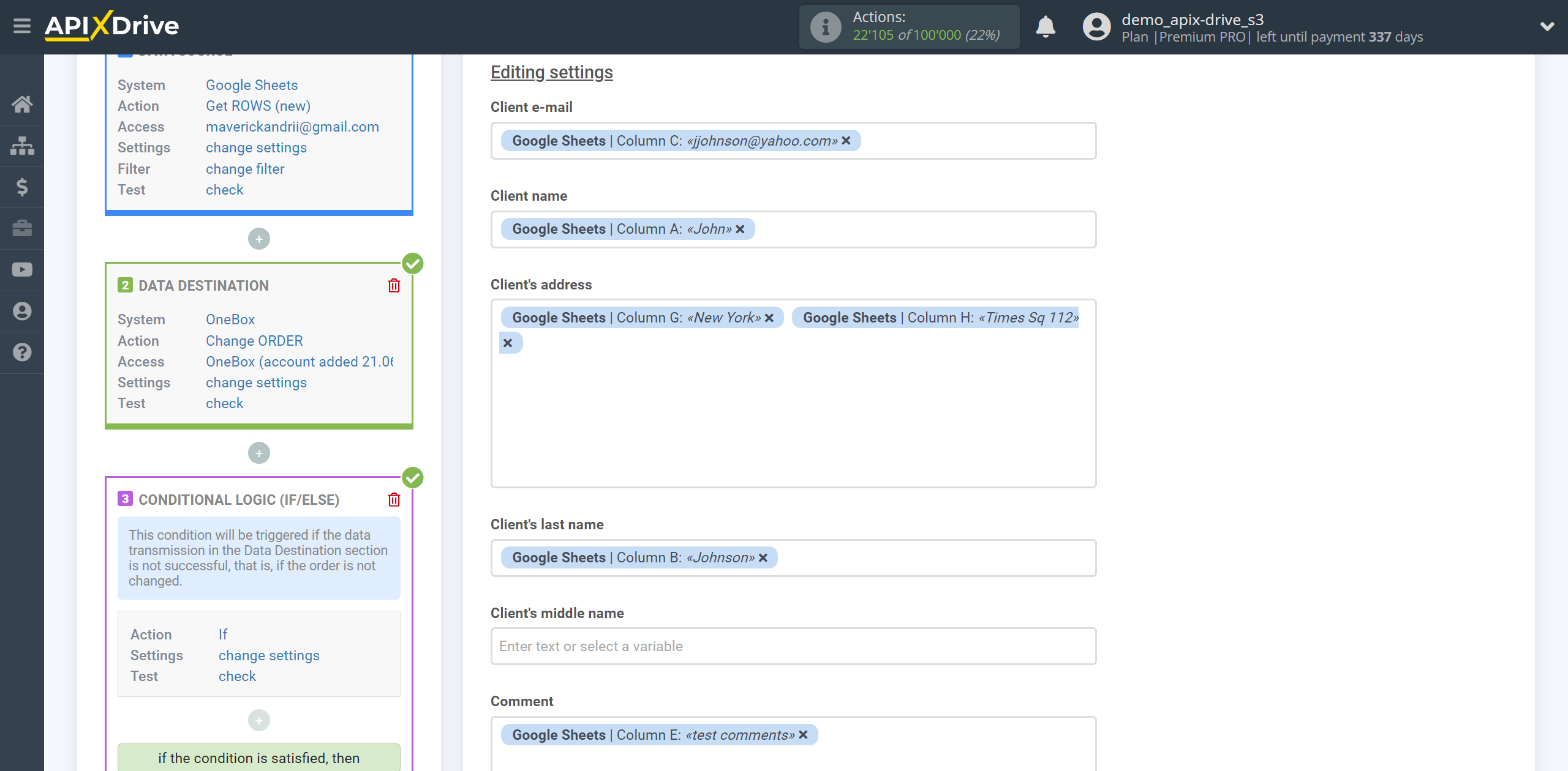 How to setup OneBox Change Order / Create Order | Assigning Fields