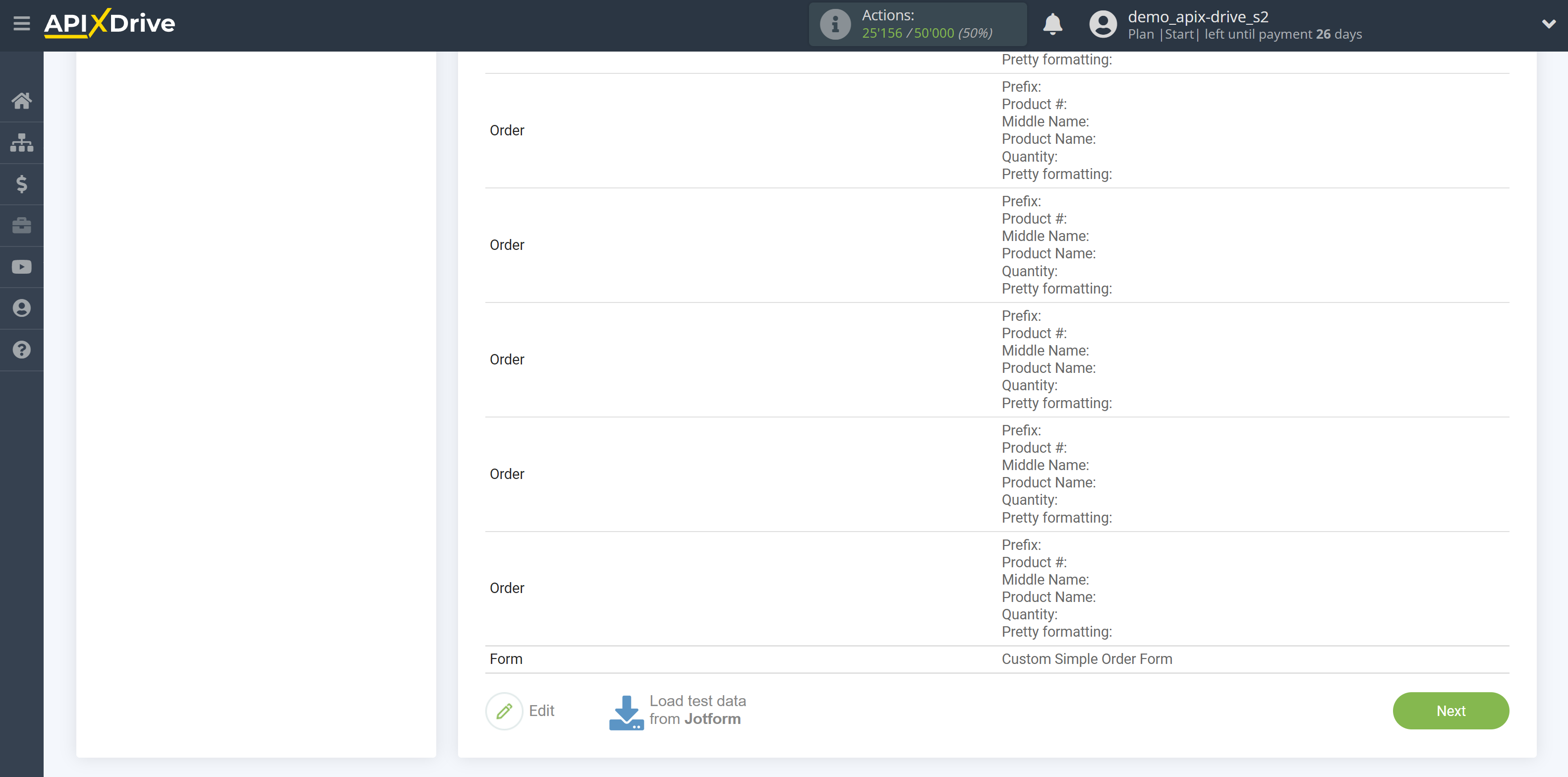 How to Connect Jotform as Data Source | Data Test