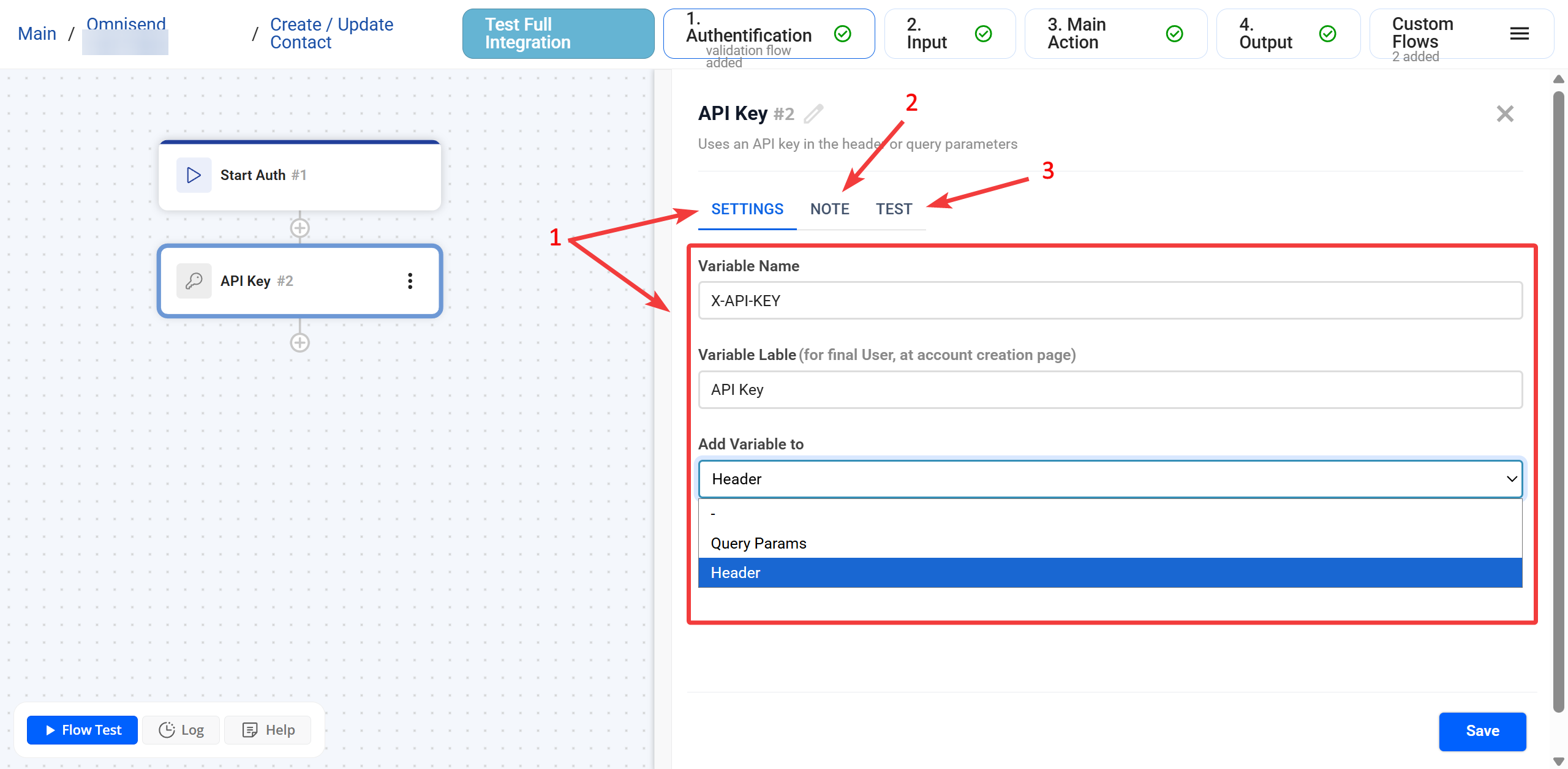 Authentication | Панель налаштування