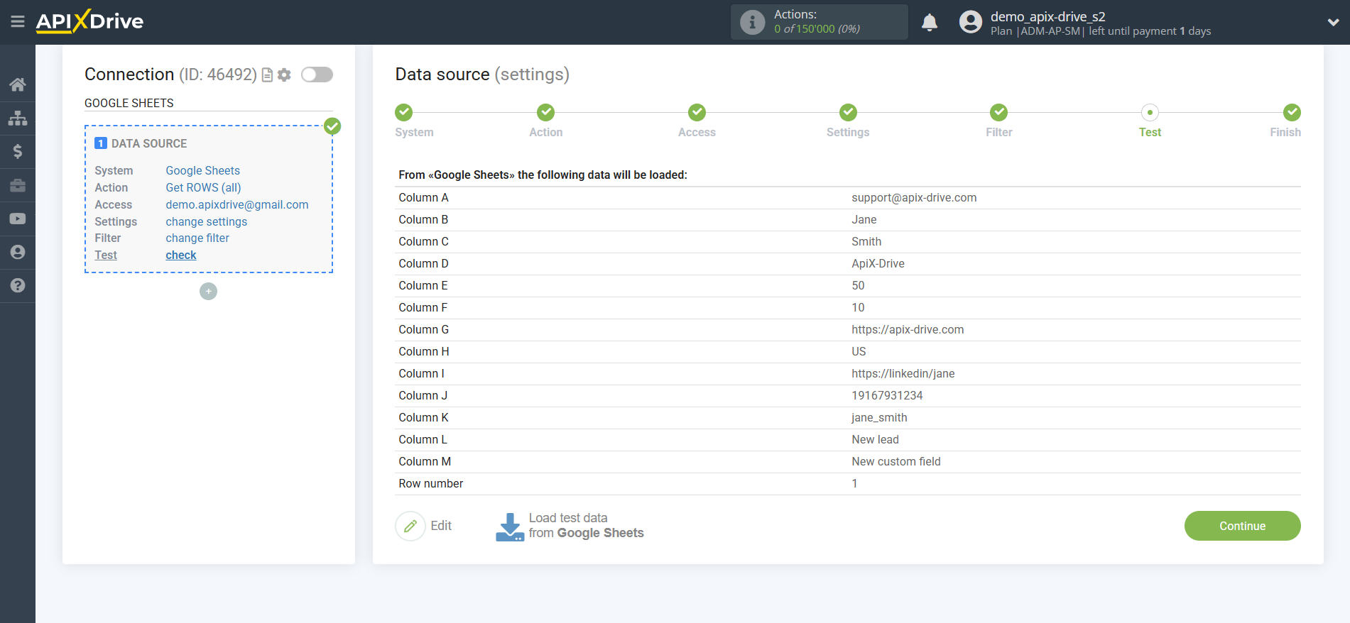 Setting Search to Verification EMAIL Hunter.io in Google Sheets | Test data Setting Search to Verification EMAIL Hunter.io in Google Sheets | Test data