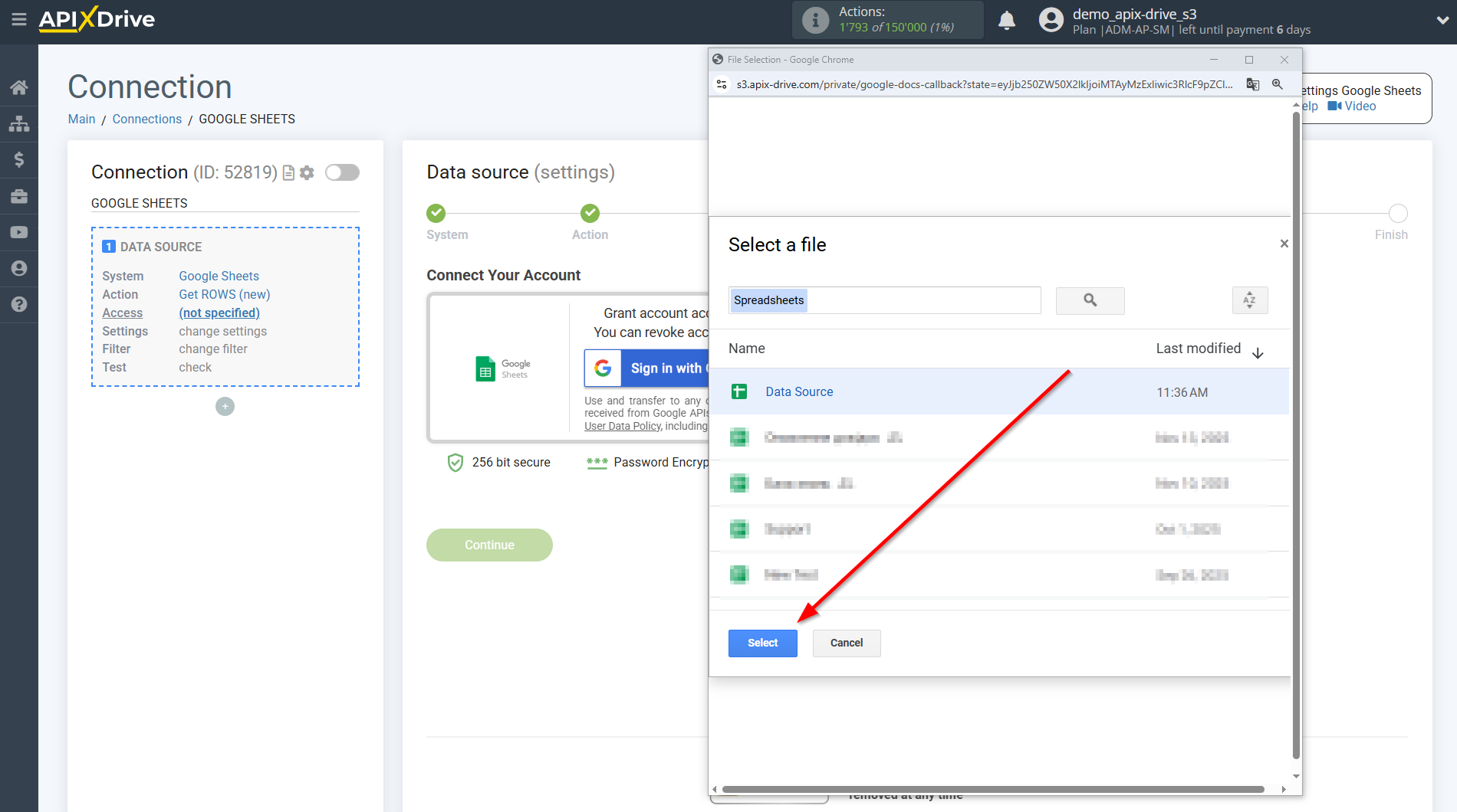 Setting up Grok in Google Sheets | Connecting account