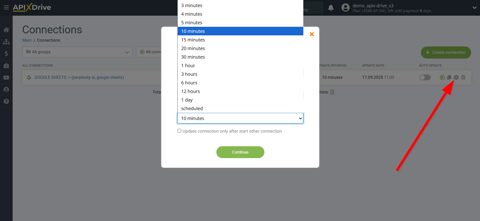 Setting Up Perplexity AI in Google Sheets | Selecting a Refresh Interval