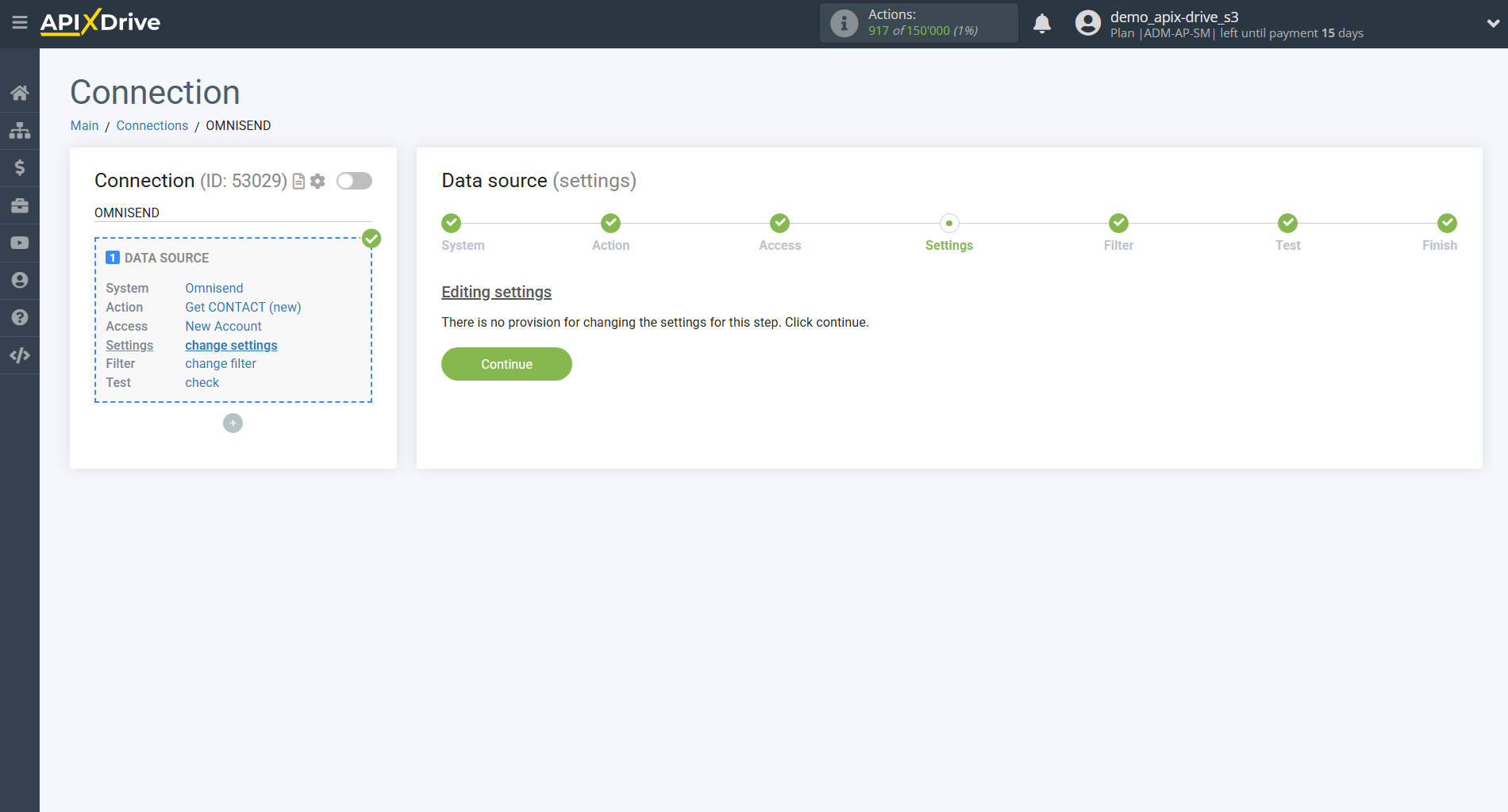 How to Connect Omnisend as Data Source | Settings How to Connect Omnisend as Data Source | Settings