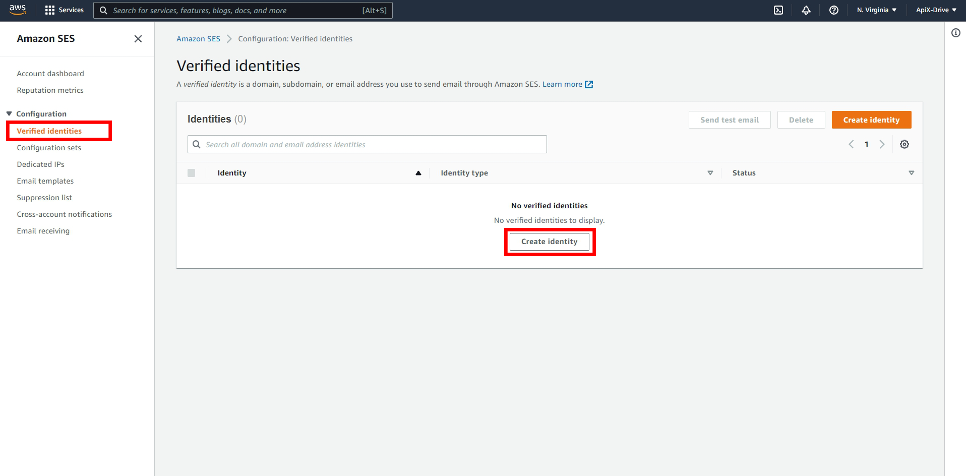 How to Connect Amazon SES as Data Destination | E-mail account creation