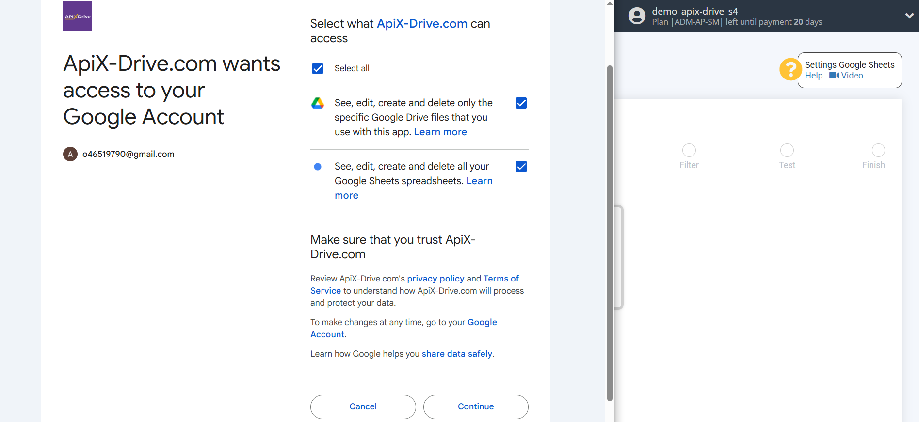Setting up Groq in Google Sheets | Connecting account