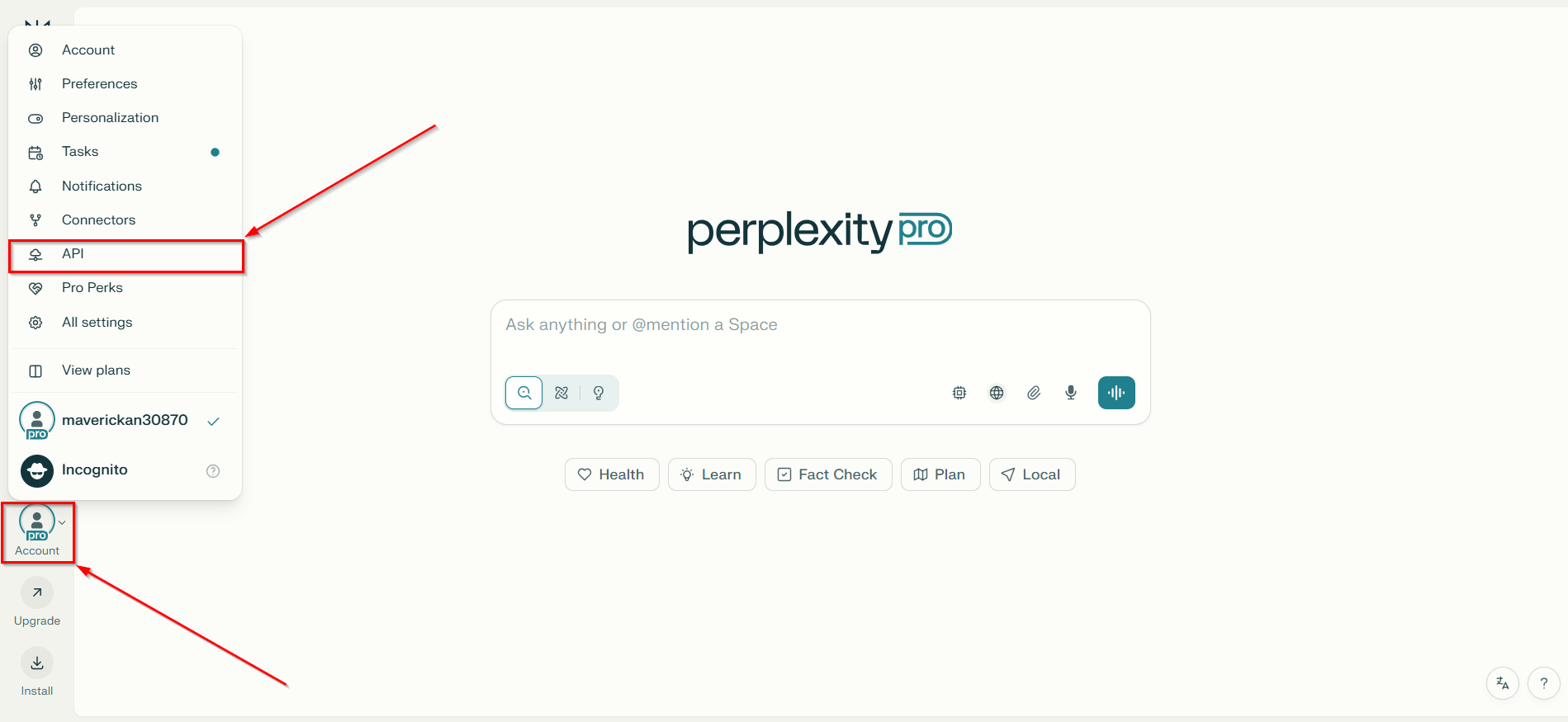 Setting up Perplexity AI in Google Sheets | API Key in Perplexity AI Account